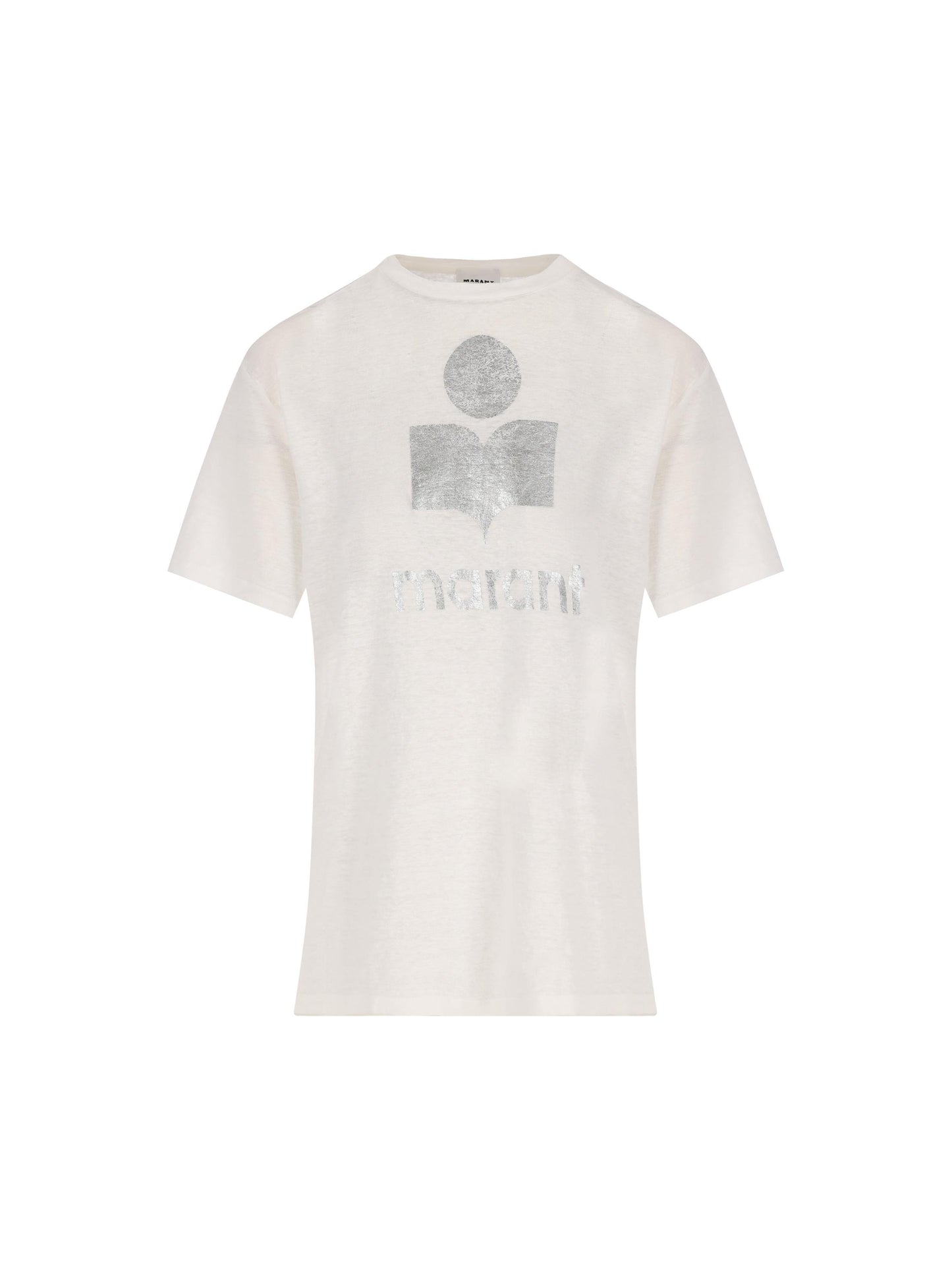 T-Shirt in cotone. 24PTS0001FB-A1N10E 20WH ISABEL MARANT ETOILE 