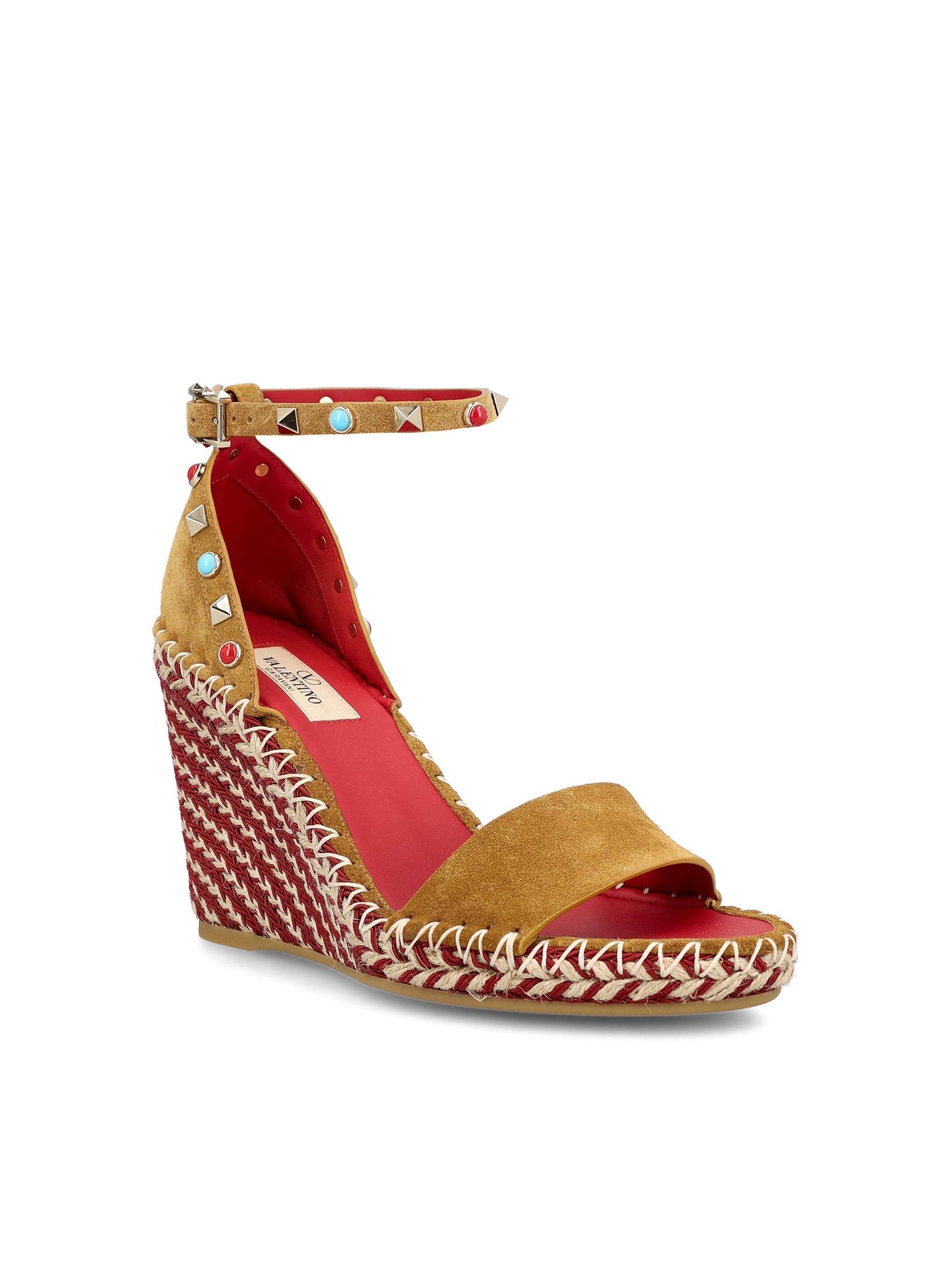 Sandali realizzati in pelle scamosciata. 8W2S0090GRR DA1 VALENTINO GARAVANI 