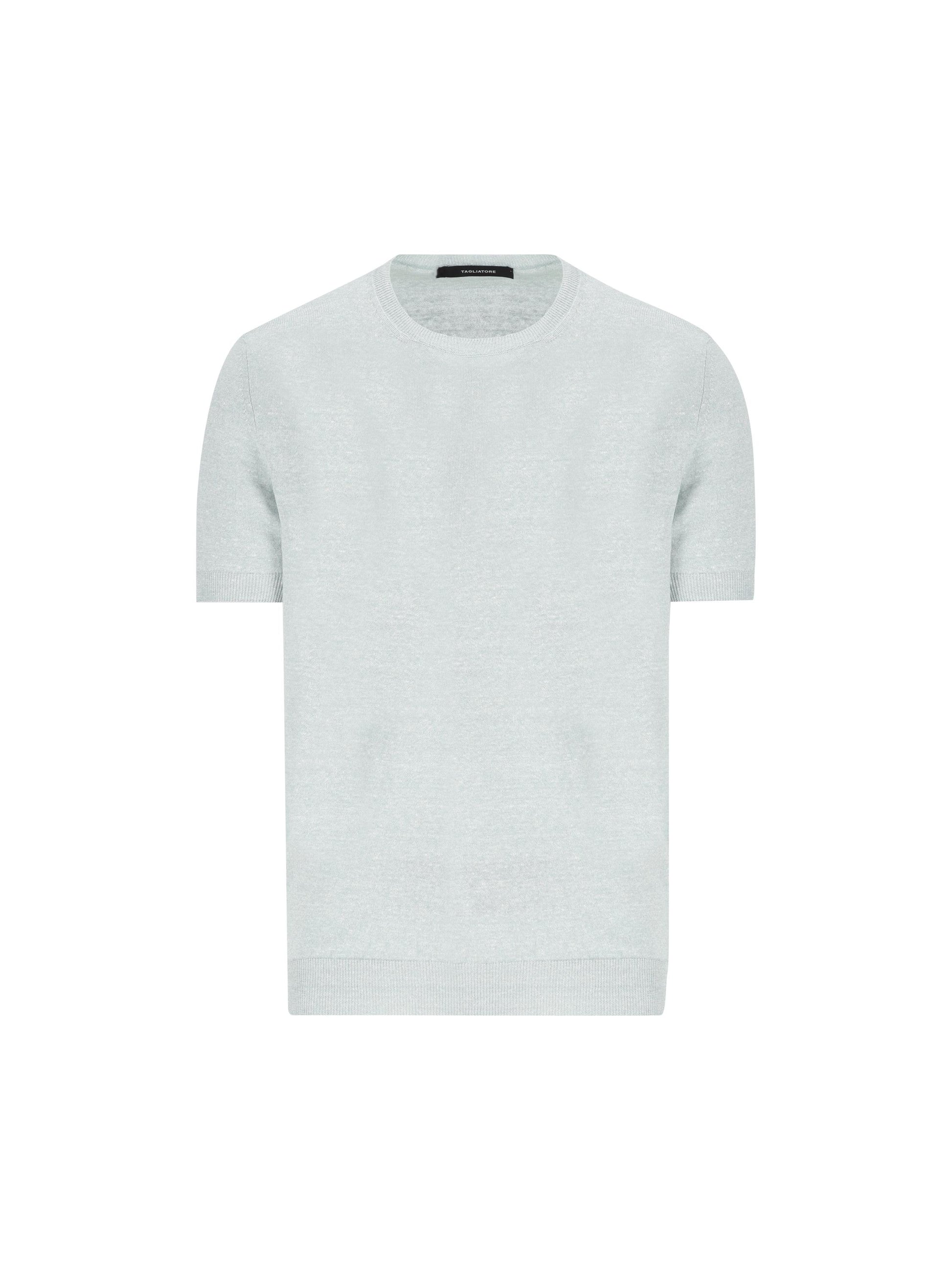 T-Shirt realizzata in lino e cotone. JOSH 430 TAGLIATORE 