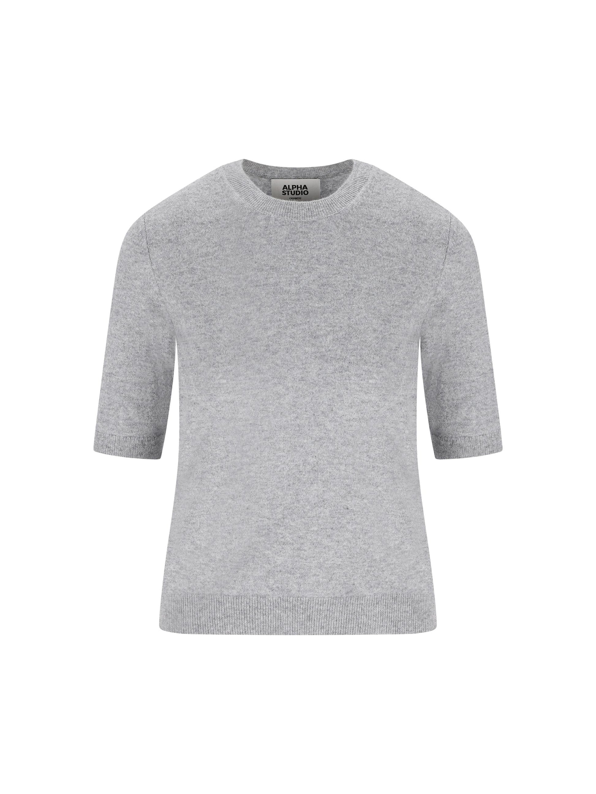 Maglia in Cashmere Manica Corta 4320C 2024 ALPHA STUDIO 