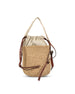 Borsa cesto Woody piccola in fibre naturali CHC22SS381G55 101 CHLOE' 
