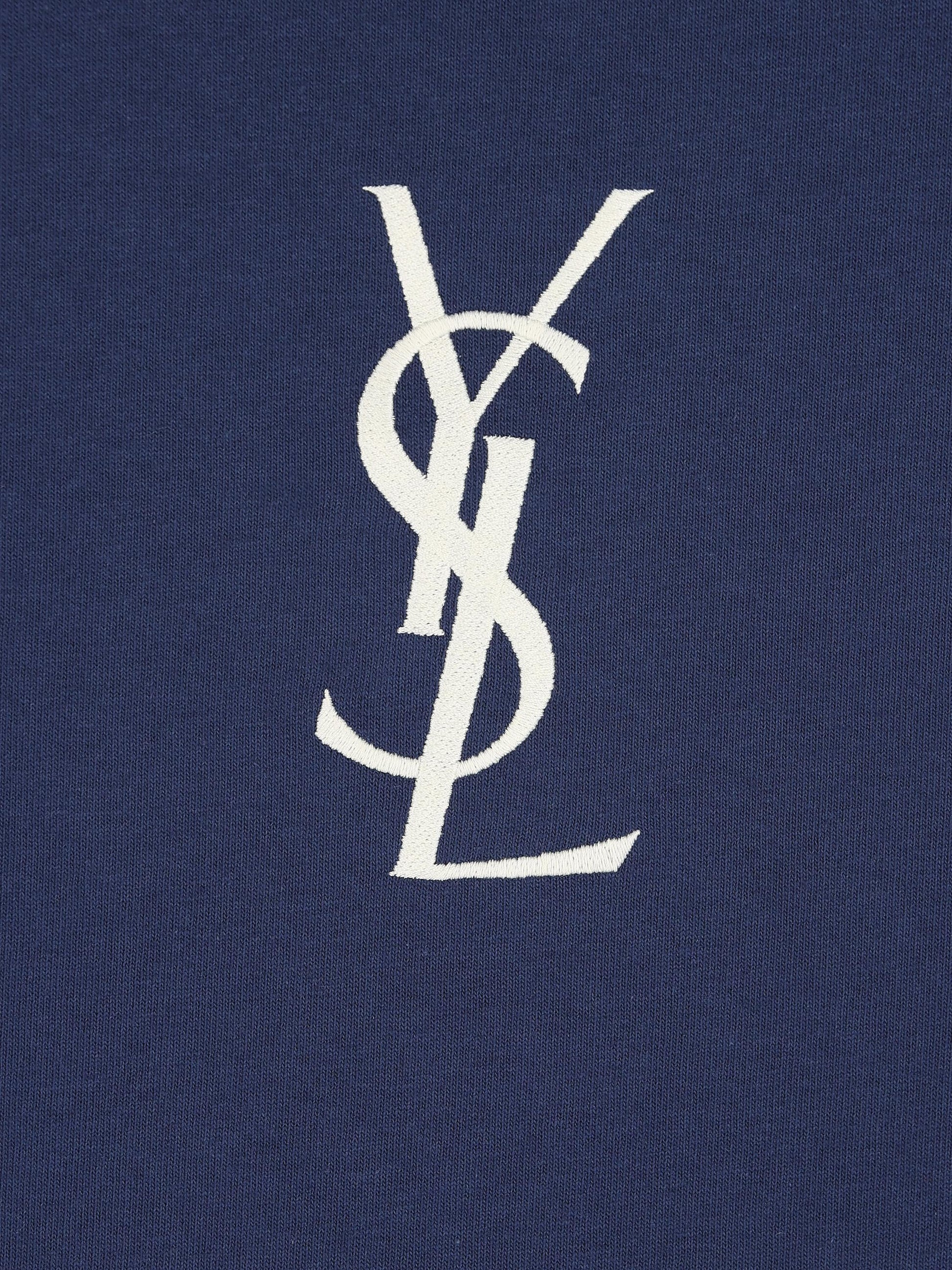 Top realizzato in cotone organico. 858319 Y38AK4069 SAINT LAURENT 