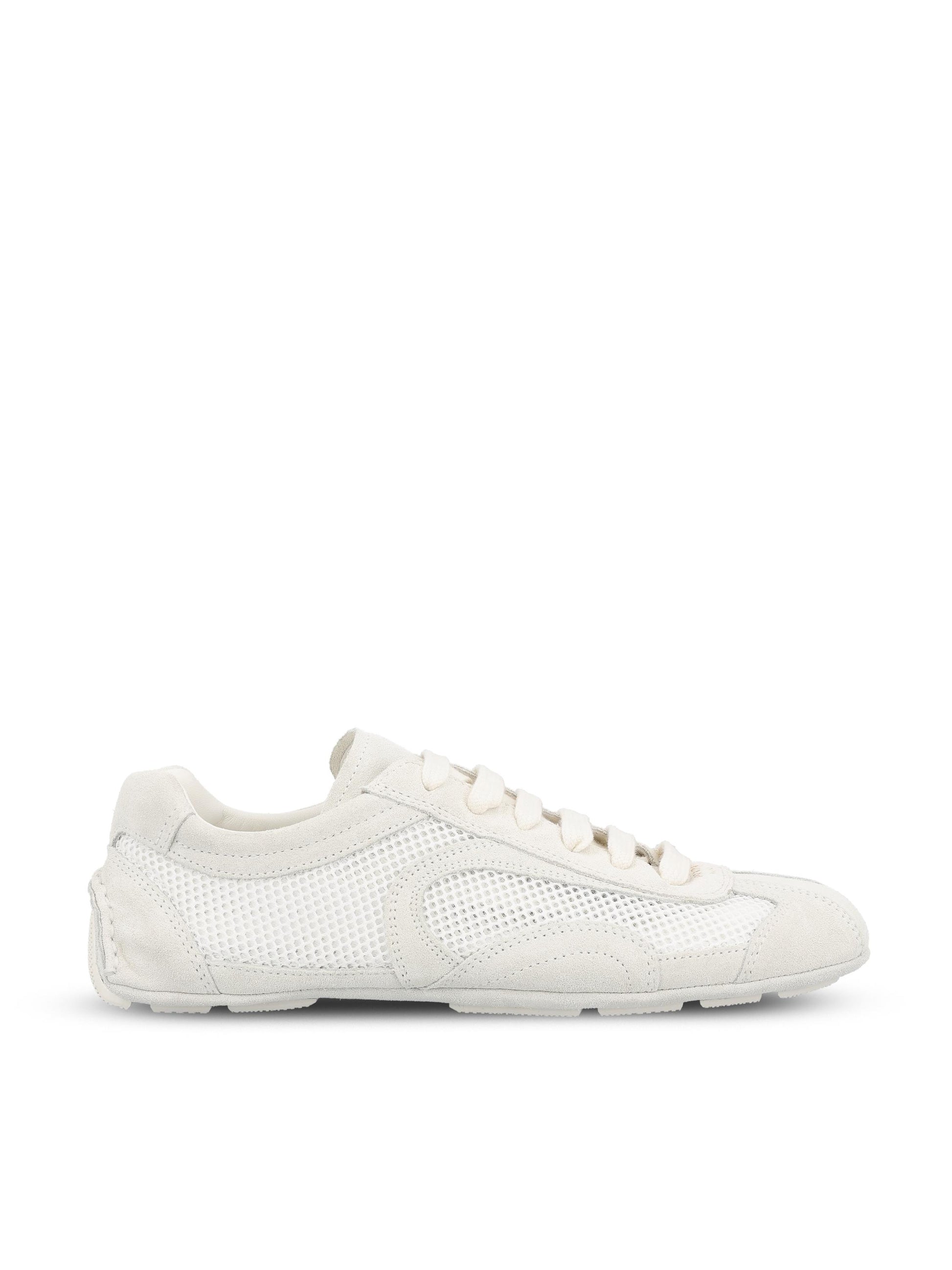 Sneakers realizzato in pelle scamosciata e tessuto. 1E247O 3D8CF0009 PRADA 