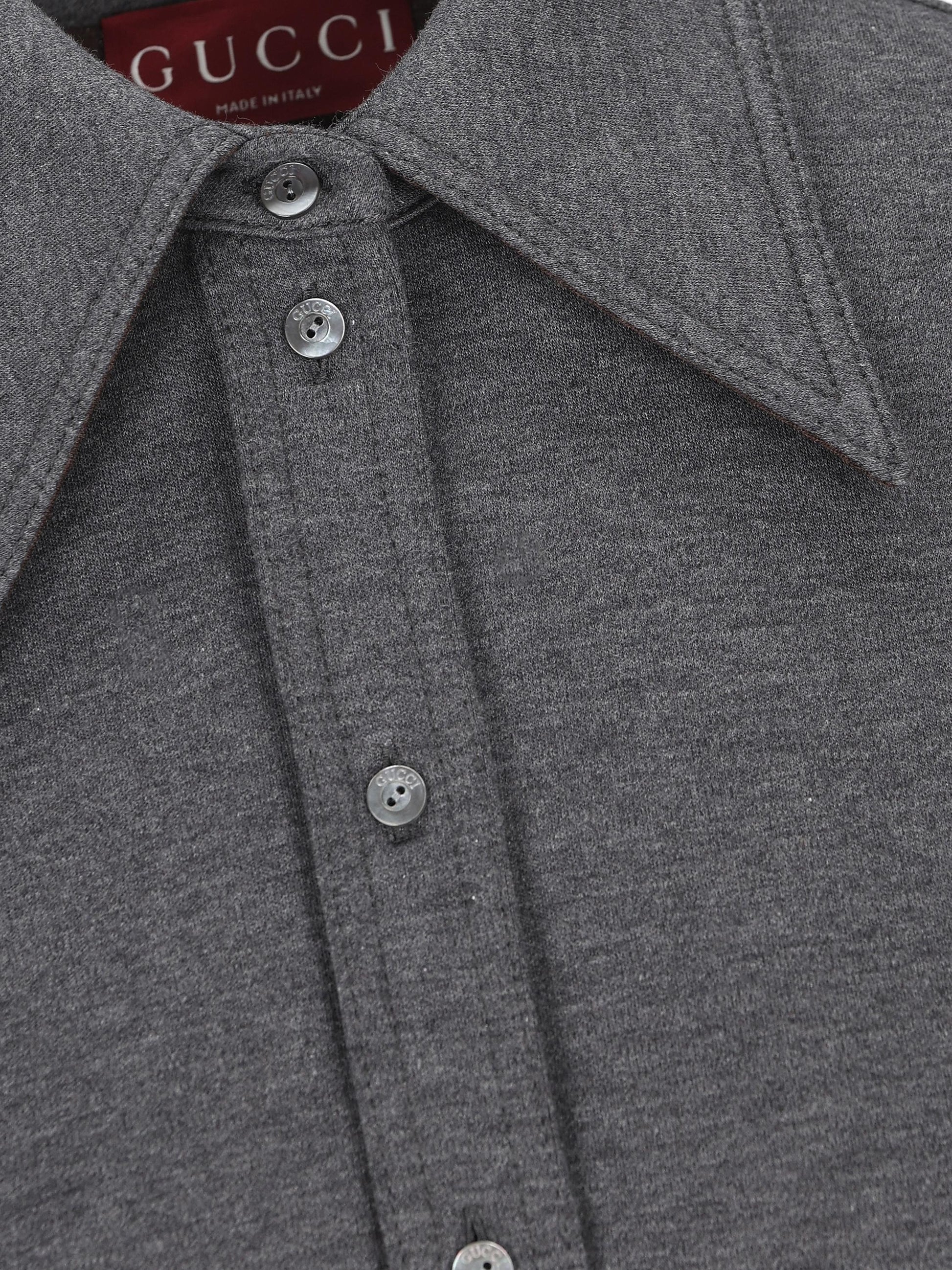 Camicia realizzata in cotone e lana. 836442 Z7AY91088 GUCCI 