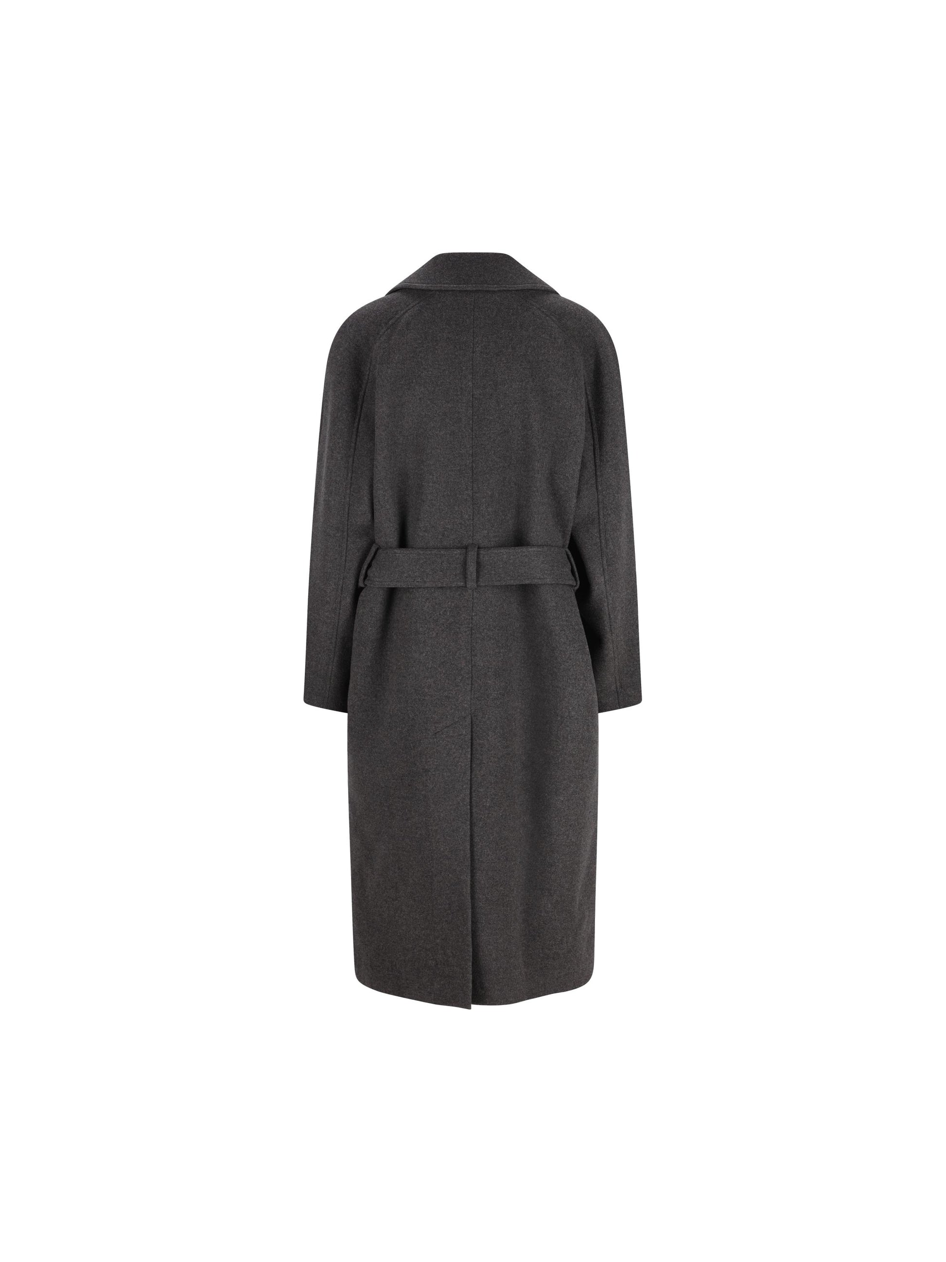 Cappotto lungo realizzato in cashmere. 848512 Y1M971473 SAINT LAURENT 