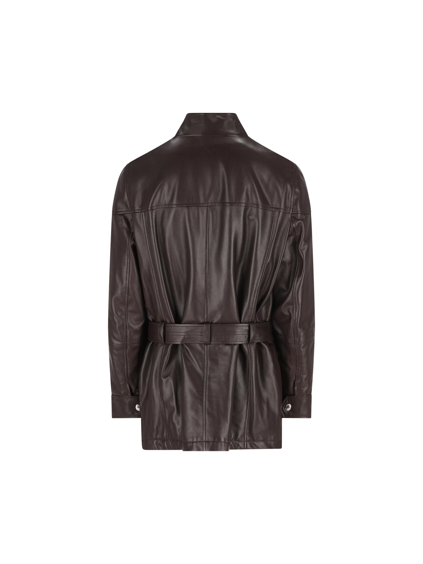 Sahariana in Nappa di Agnello con Cintura MPWIN2050 C4262 BRUNELLO CUCINELLI 