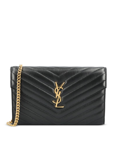 Pochette con catena Cassandre in pelle di agnello 377828 AAA441000 SAINT LAURENT 