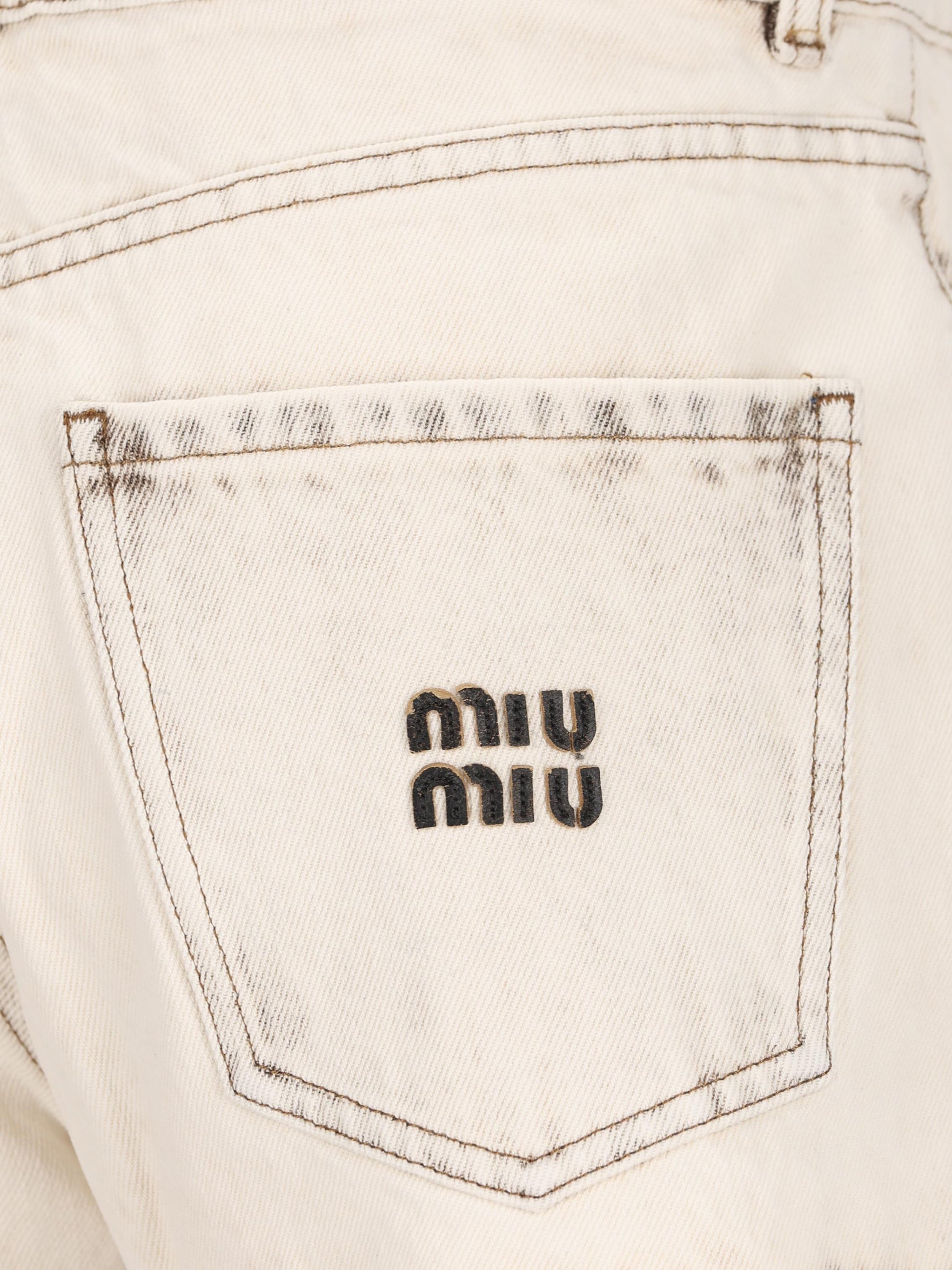 Shorts realizzati in cotone. GWP602 183TF0009 MIU MIU 