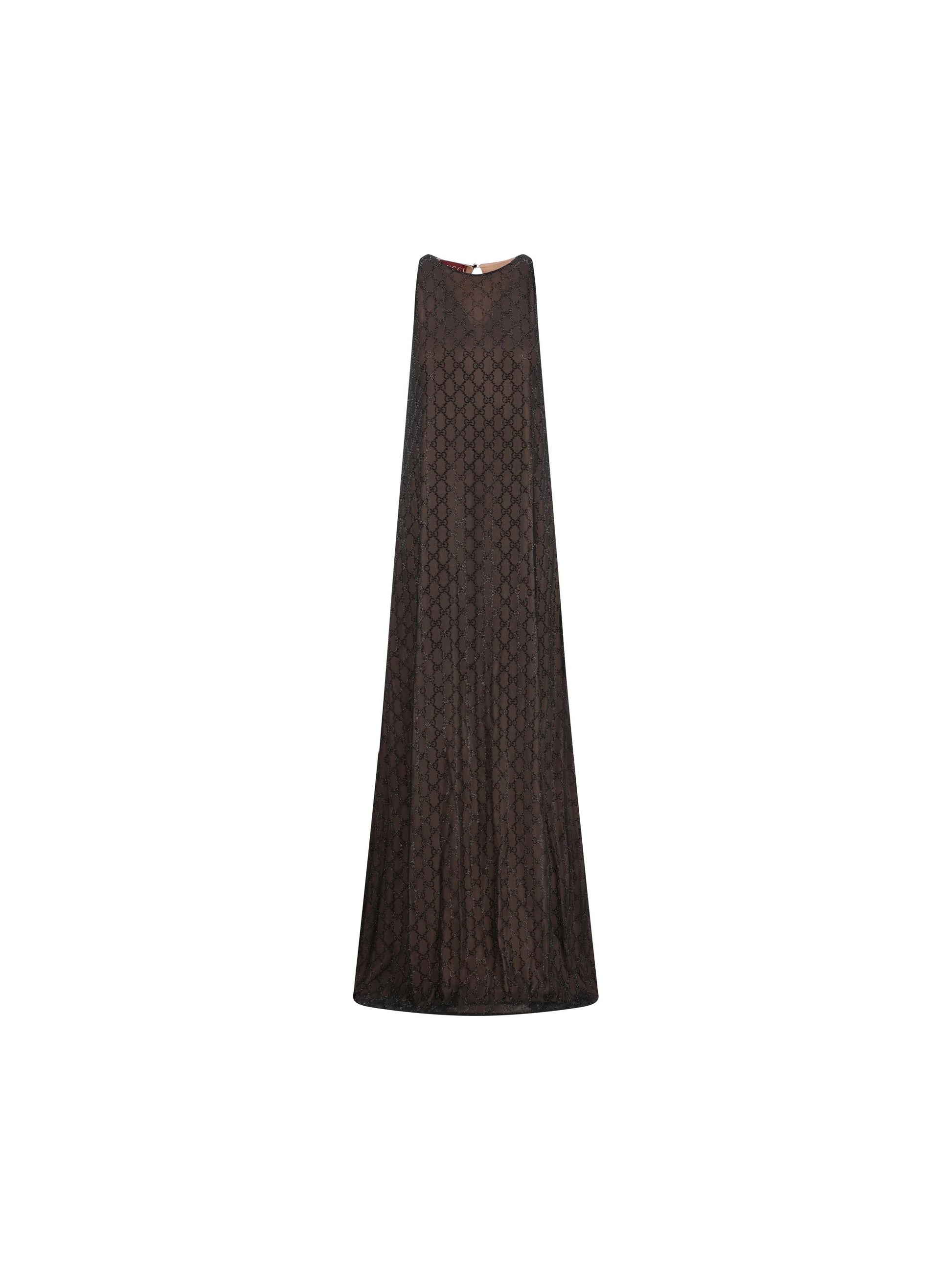 Abito lungo in seta con strass 835616 ZHS041043 GUCCI 