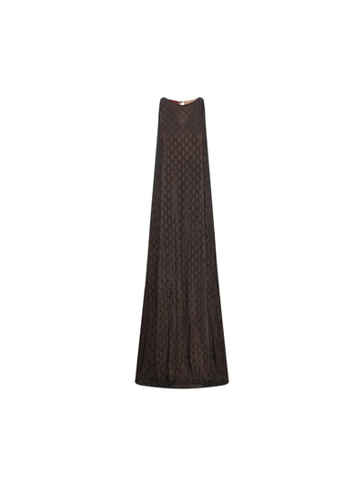 Abito lungo in seta con strass 835616 ZHS041043 GUCCI 