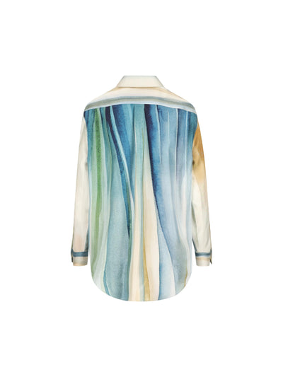 Camicia realizzata in seta. FAQ9088 T1Y0 LORO PIANA 