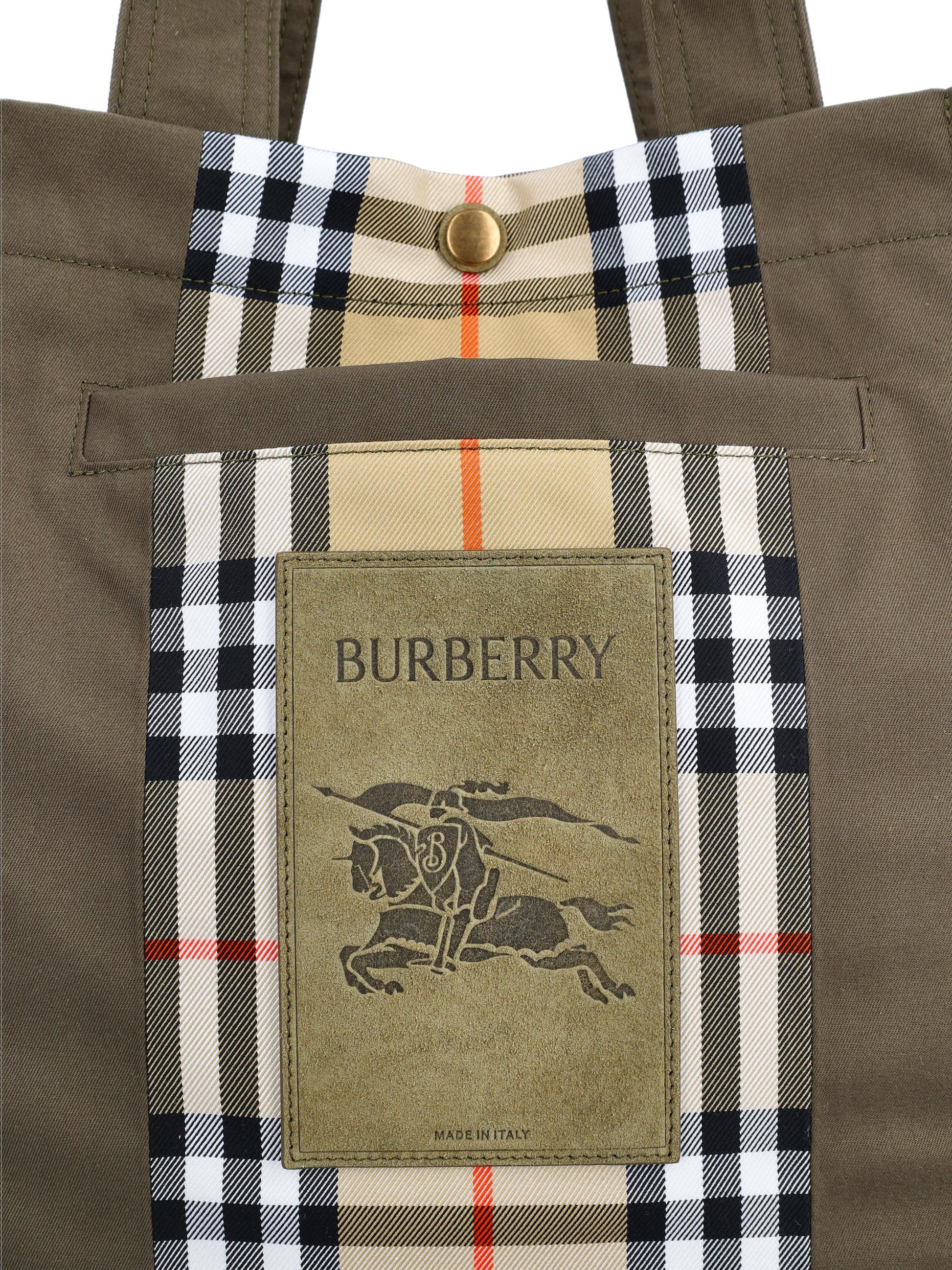 Borsa in poliestere e cotone. 8119072 A1336 BURBERRY 