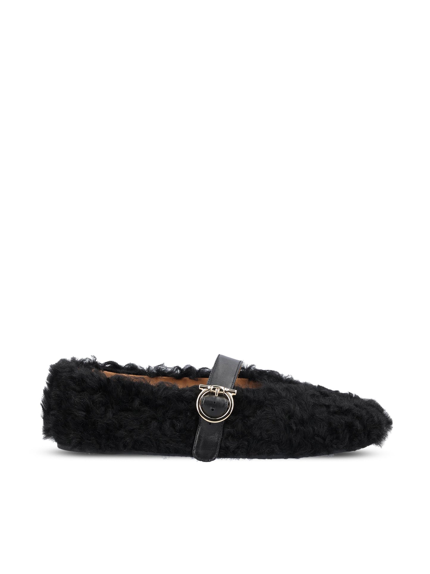 Ballerine realizzate in shearling 01K586 787502001 SALVATORE FERRAGAMO 