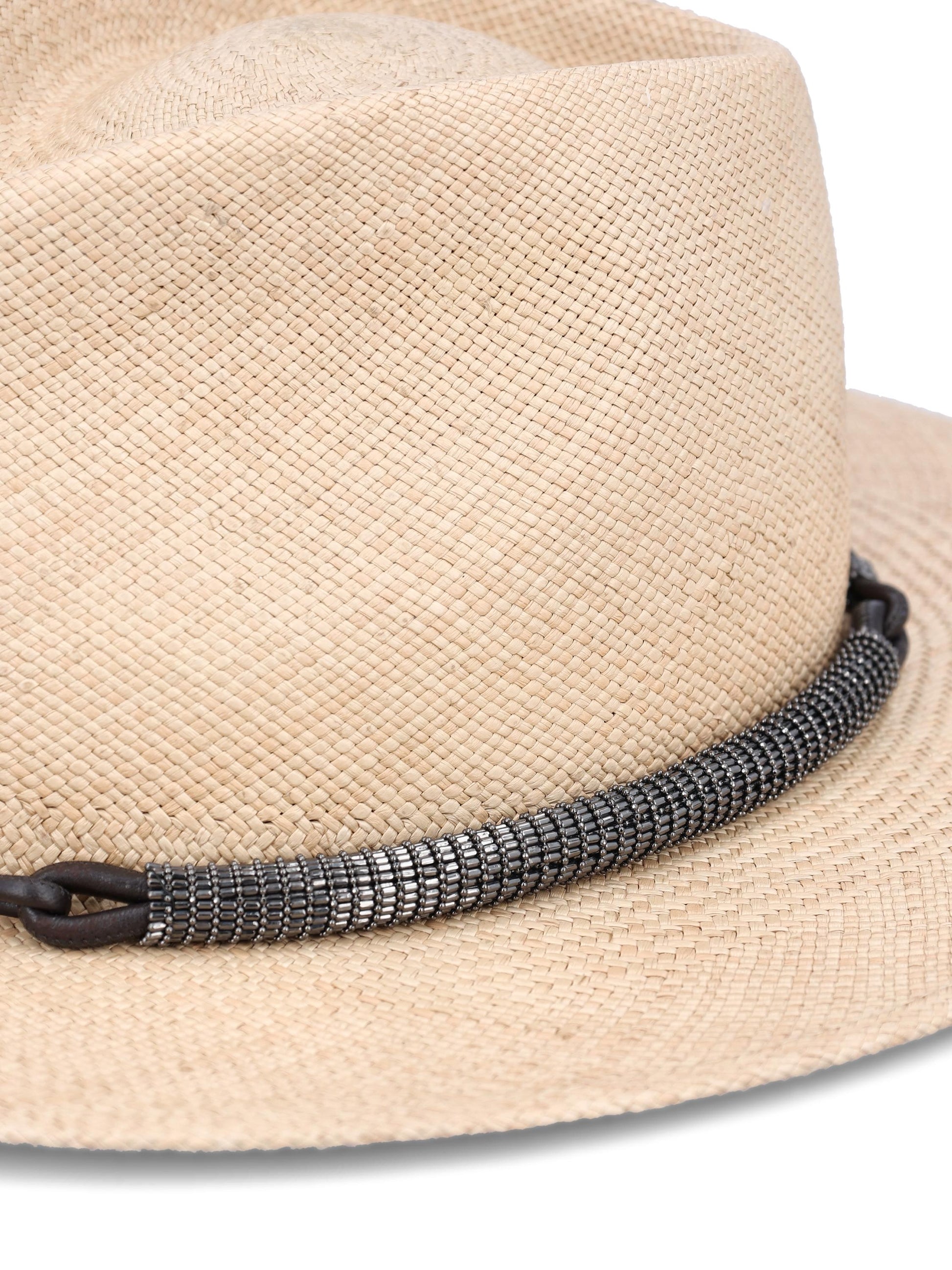Cappello realizzato in paglia. MCAP90036 CXF57 BRUNELLO CUCINELLI 