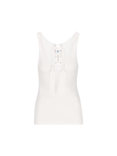Top realizzato in cotone. 39603 10Z0F0009 PRADA 