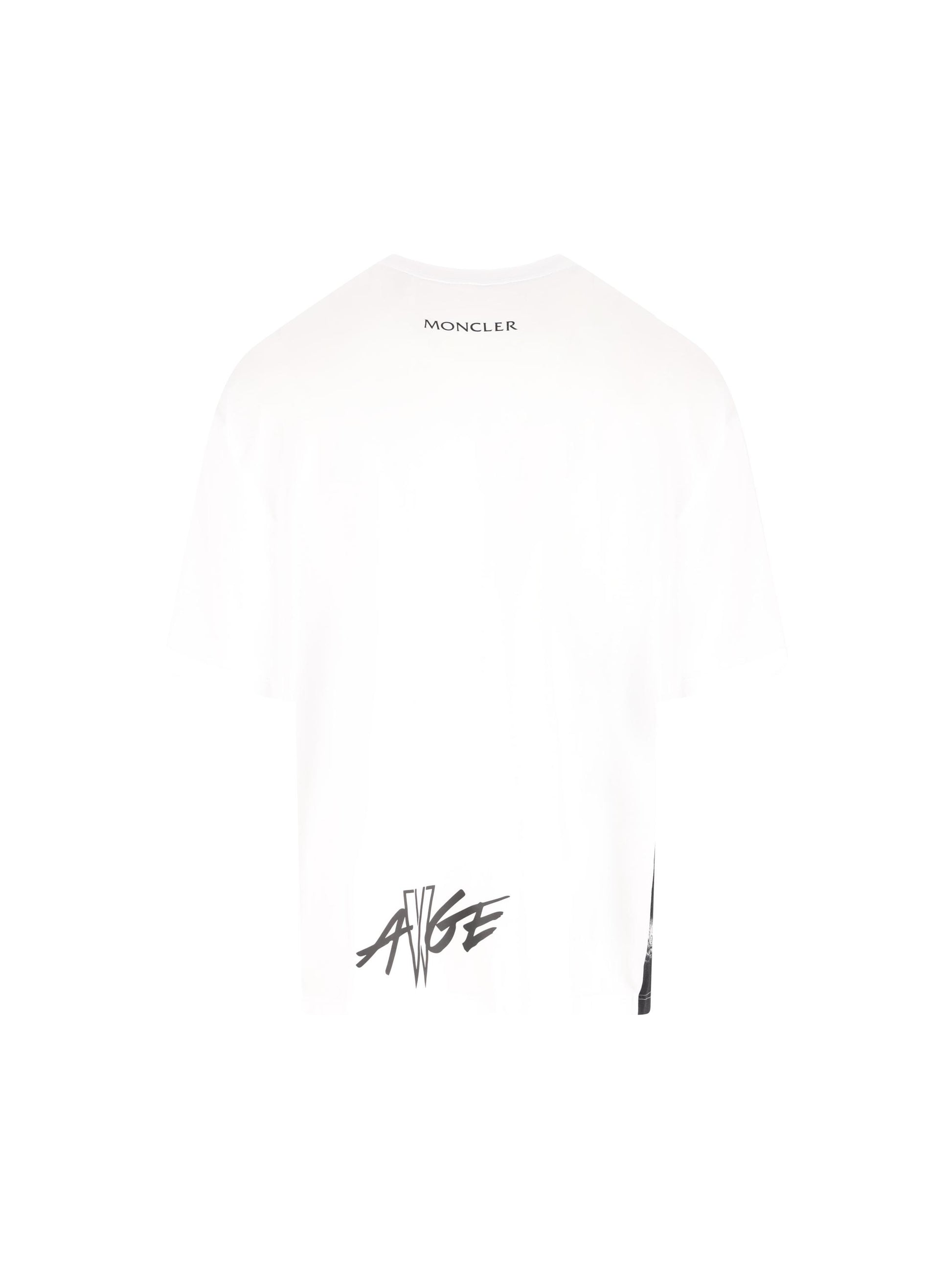 T-Shirt realizzata in cotone. M8C00001 89AYW999 MONCLER - ASAP ROCKY 