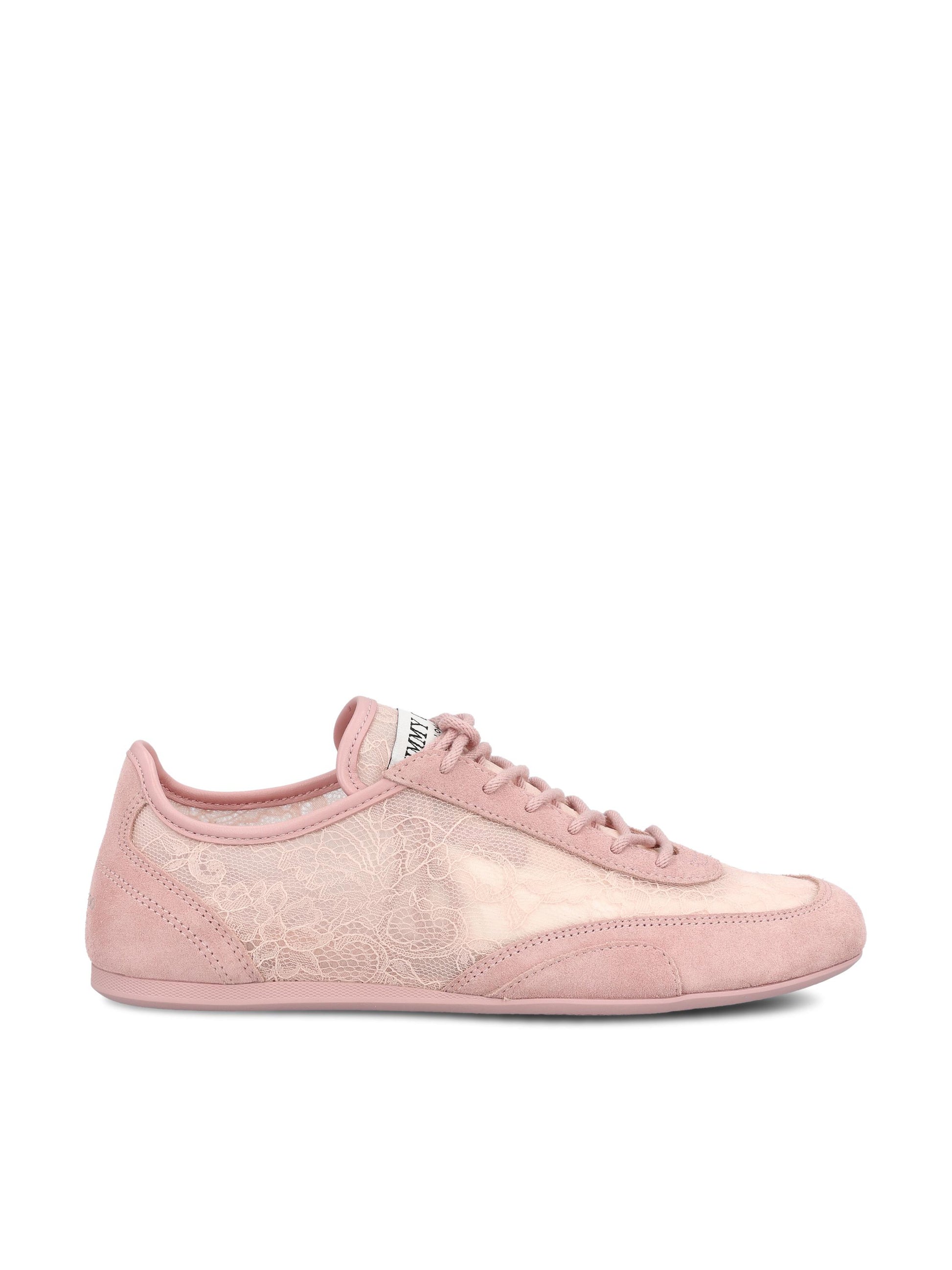 Sneakers realizzate in pizzo floreale e pelle. SUNNY/F ZGBVROSEMIX JIMMY CHOO 