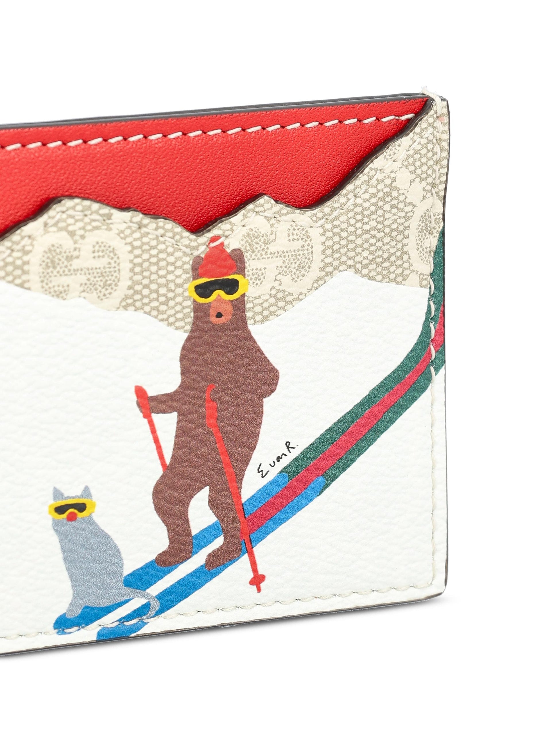 Portacarte realizzato in tessuto rivestito. 859683 FAFP89646 GUCCI 