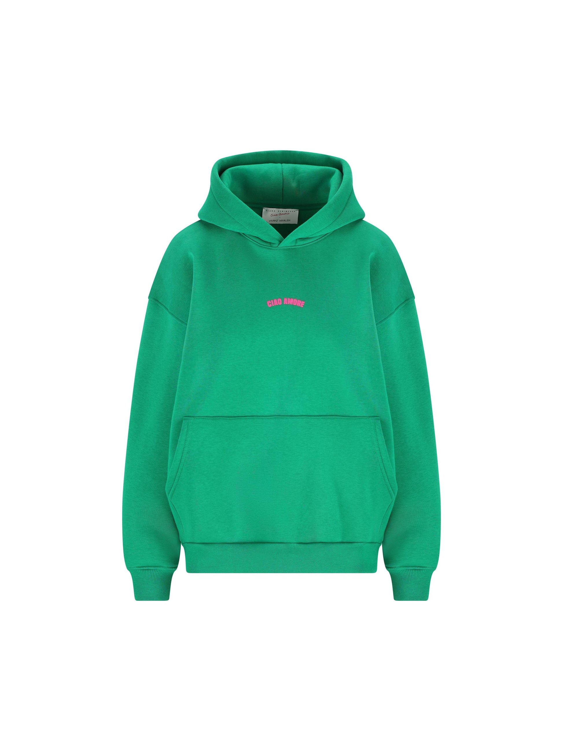 Felpa con cappiccio Ciao Amore Cortina Lover F25ET2322K 12 GIADA BENINCASA 