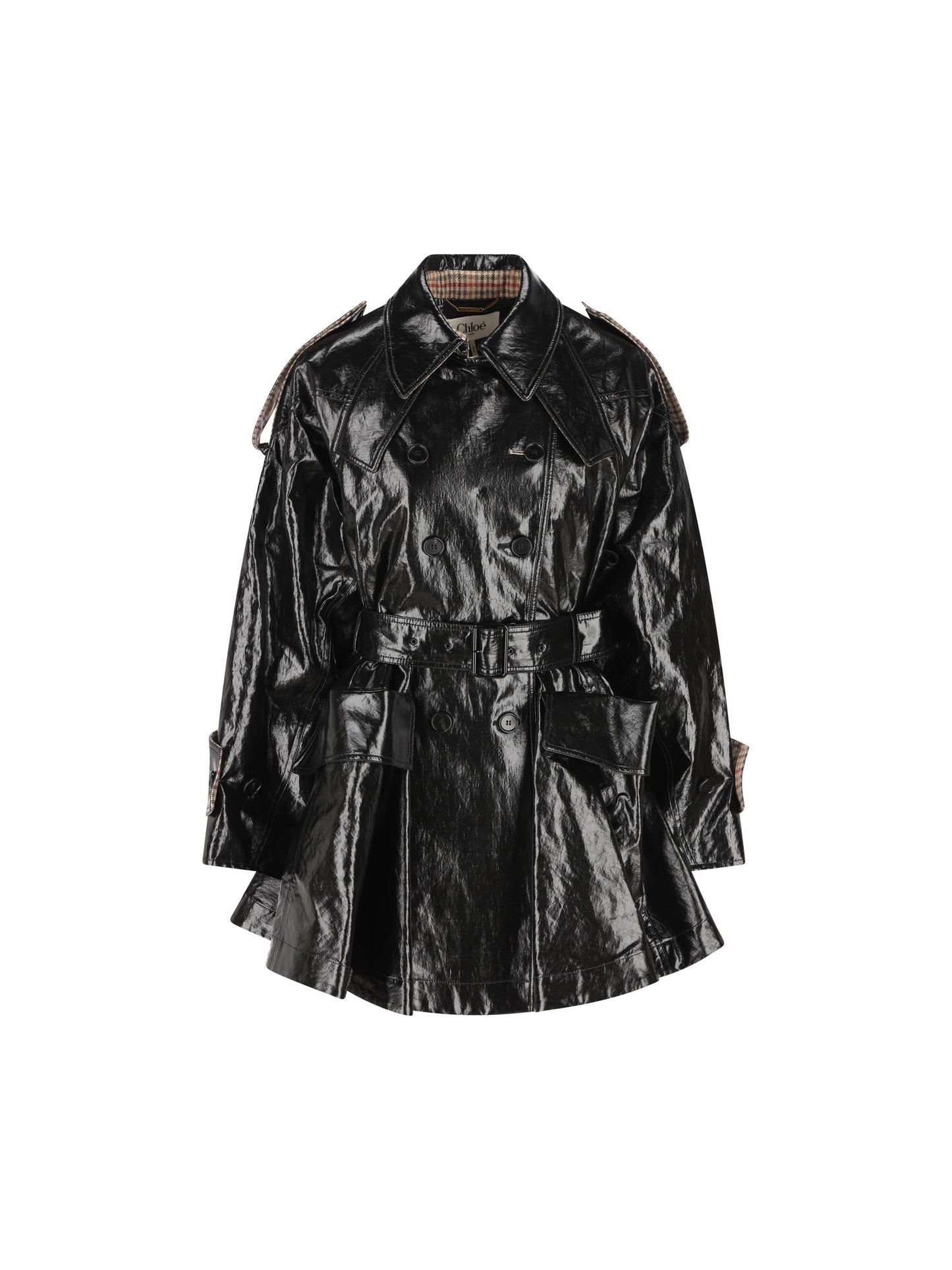 Cappotto realizzato in lino. CH25WMA52191 001 CHLOE' 