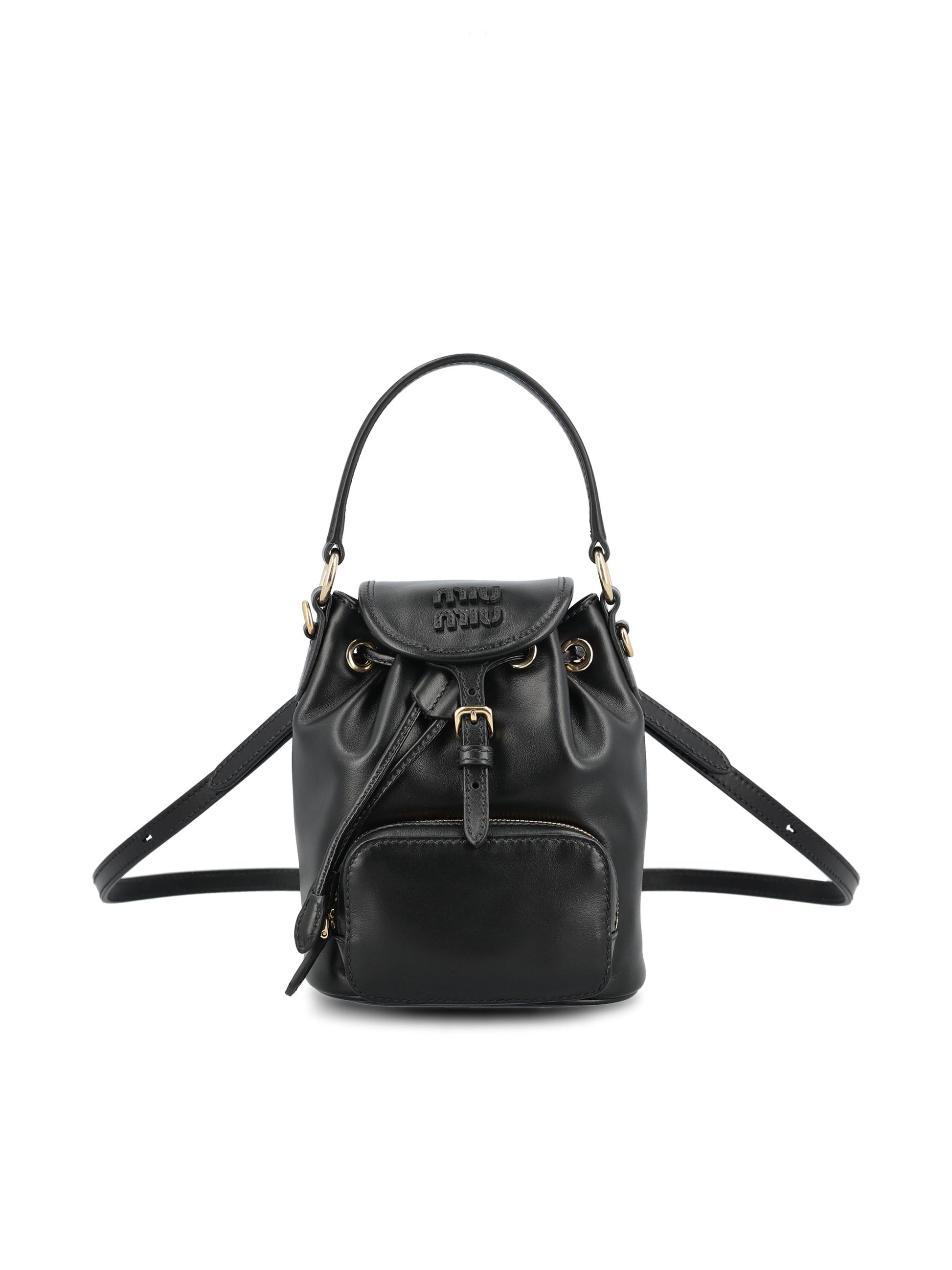 Zaino realizzato in pelle. 5BZ045 2CRWF0002 MIU MIU 