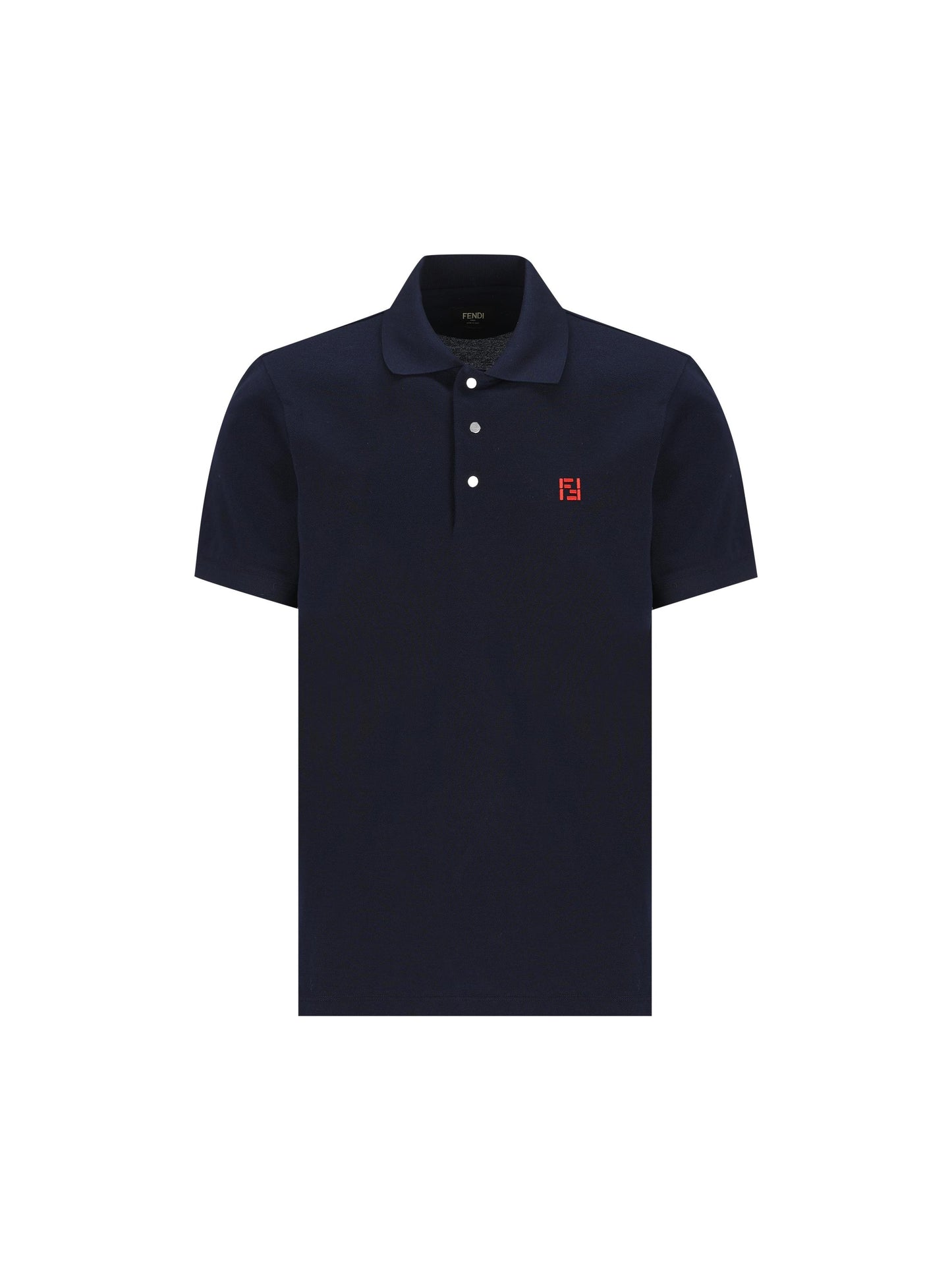 Polo in cotone blu navy FY1309 AY0IF0QB0 FENDI 