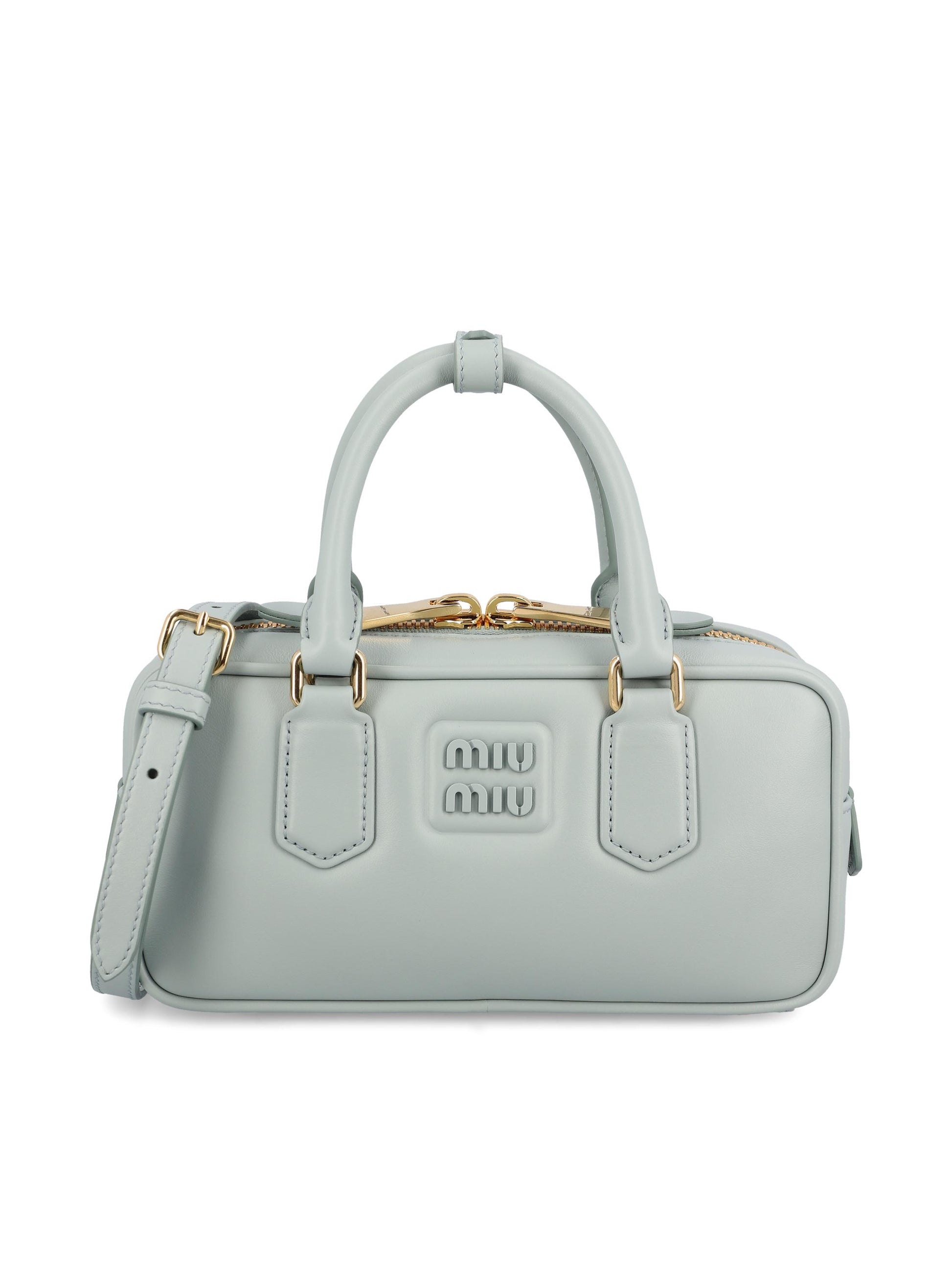 Borsa in pelle 5BB142 ACR3F0D30 MIU MIU 