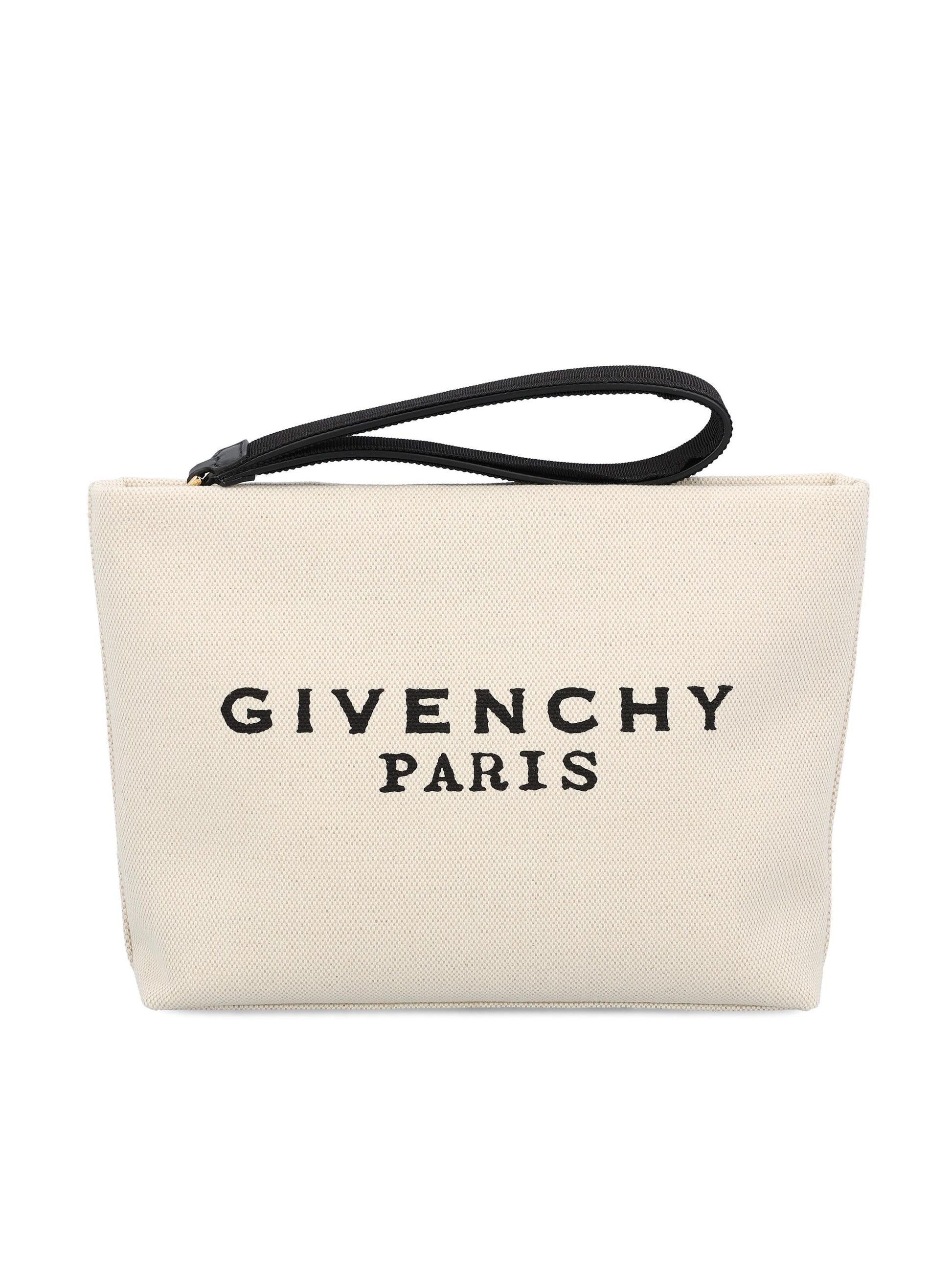 Pochette in tela con logo stampato BB60PNB2C8 255 GIVENCHY 