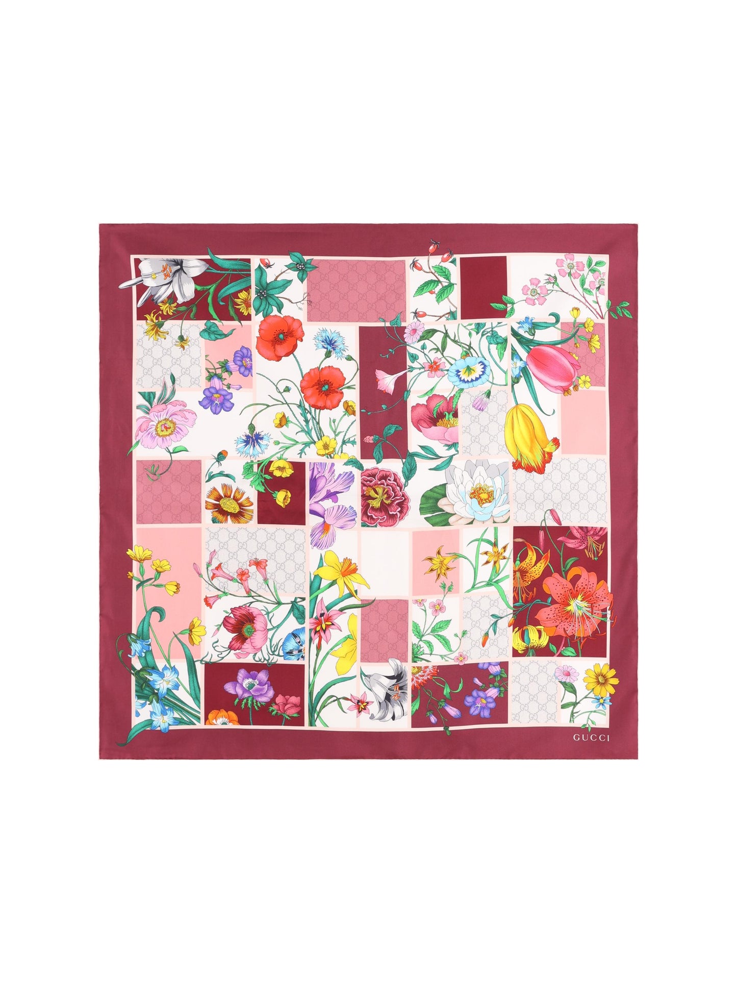 Foulard realizzato in seta. 850107 3G0015472 GUCCI 