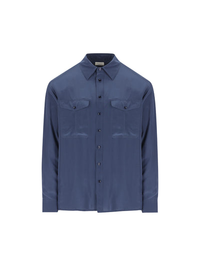 Camicia realizzata in viscosa e seta. 854249 Y2N494812 SAINT LAURENT 