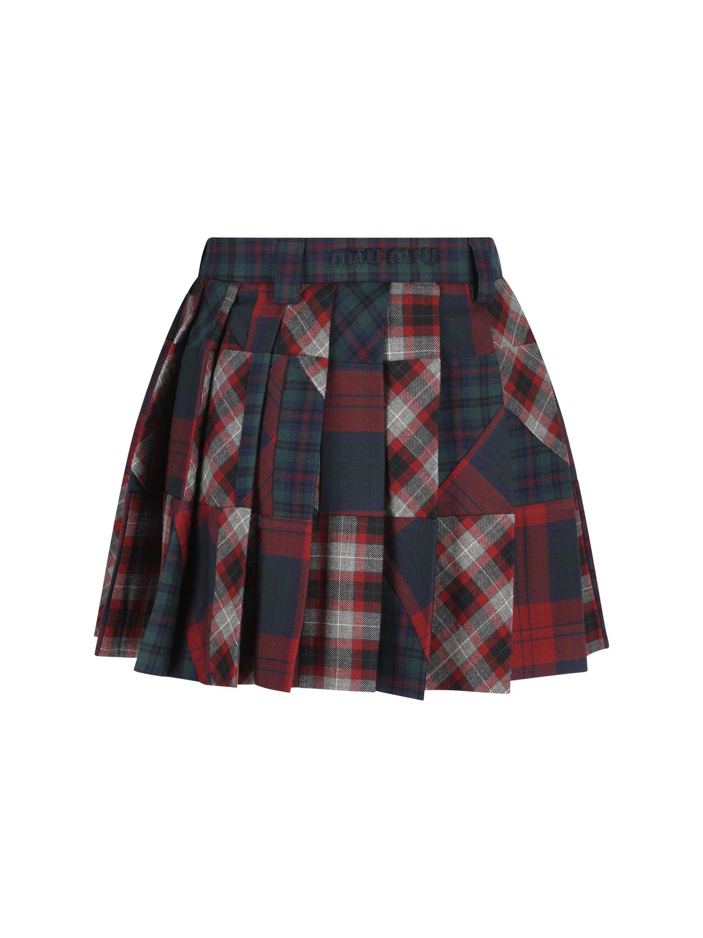 Minigonna realizzata in lana vergine. MG2598 18JLF0055 MIU MIU 