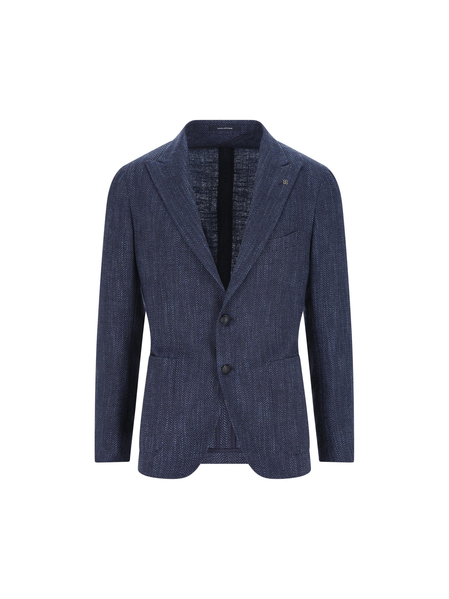 Blazer monopetto in misto lana, seta e cotone 1SMC26K AIC90019EB874387 TAGLIATORE 