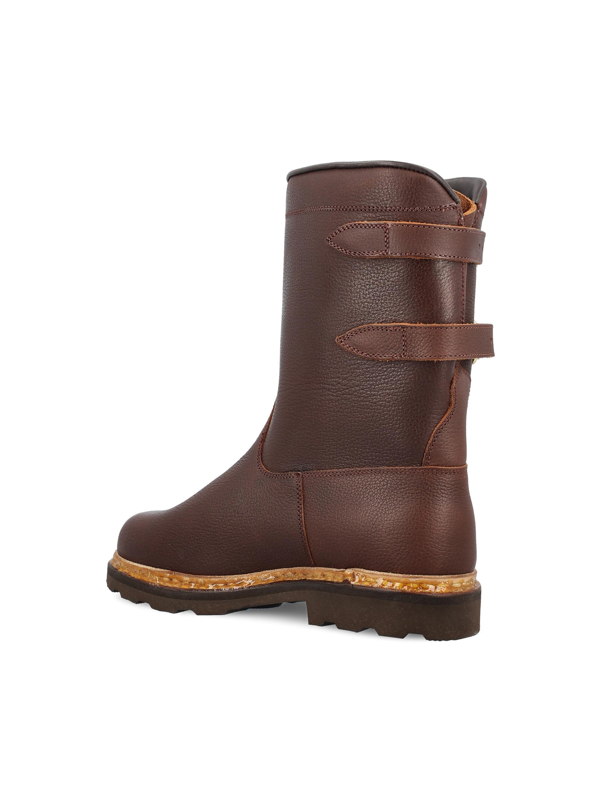 Stivale in pelle. 747901 SANGLIERBrown PARABOOT 