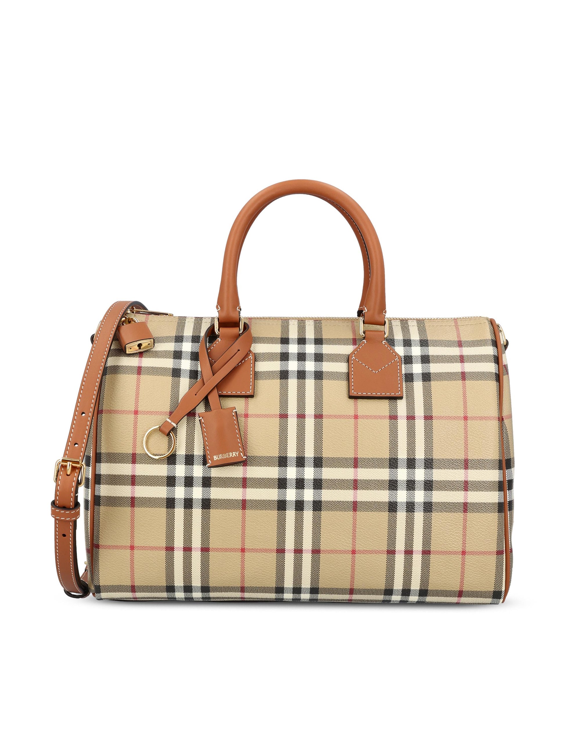 Borsa realizzata in poliuretano e cotone. 8119049 A9534 BURBERRY 