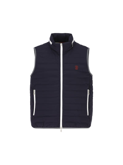 Gilet realizzato in poliammide ed elastan. MM49A7460G C1086 BRUNELLO CUCINELLI 