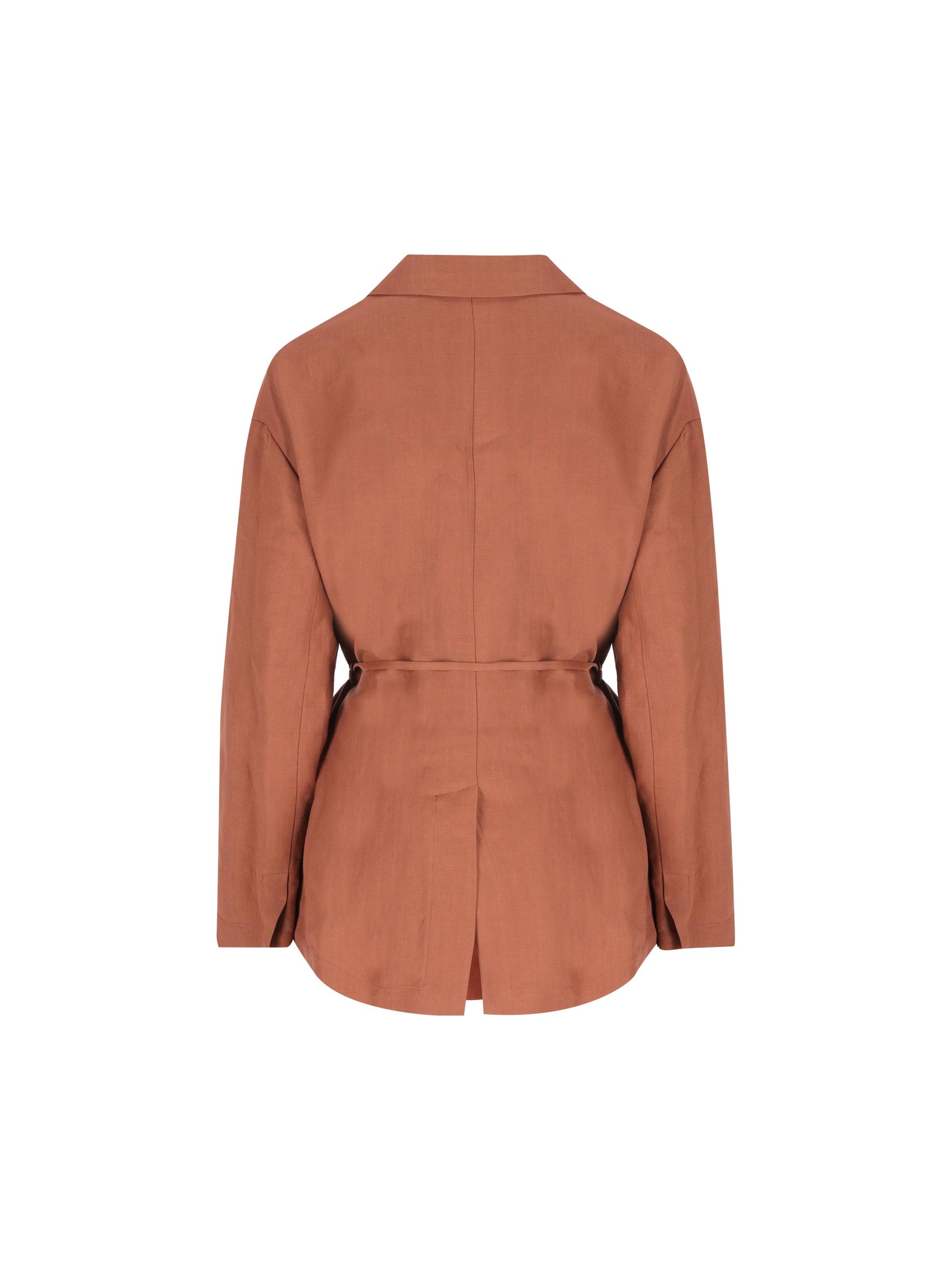 Giacca realizzata in viscosa e lino. MH1267591 C4182 BRUNELLO CUCINELLI 