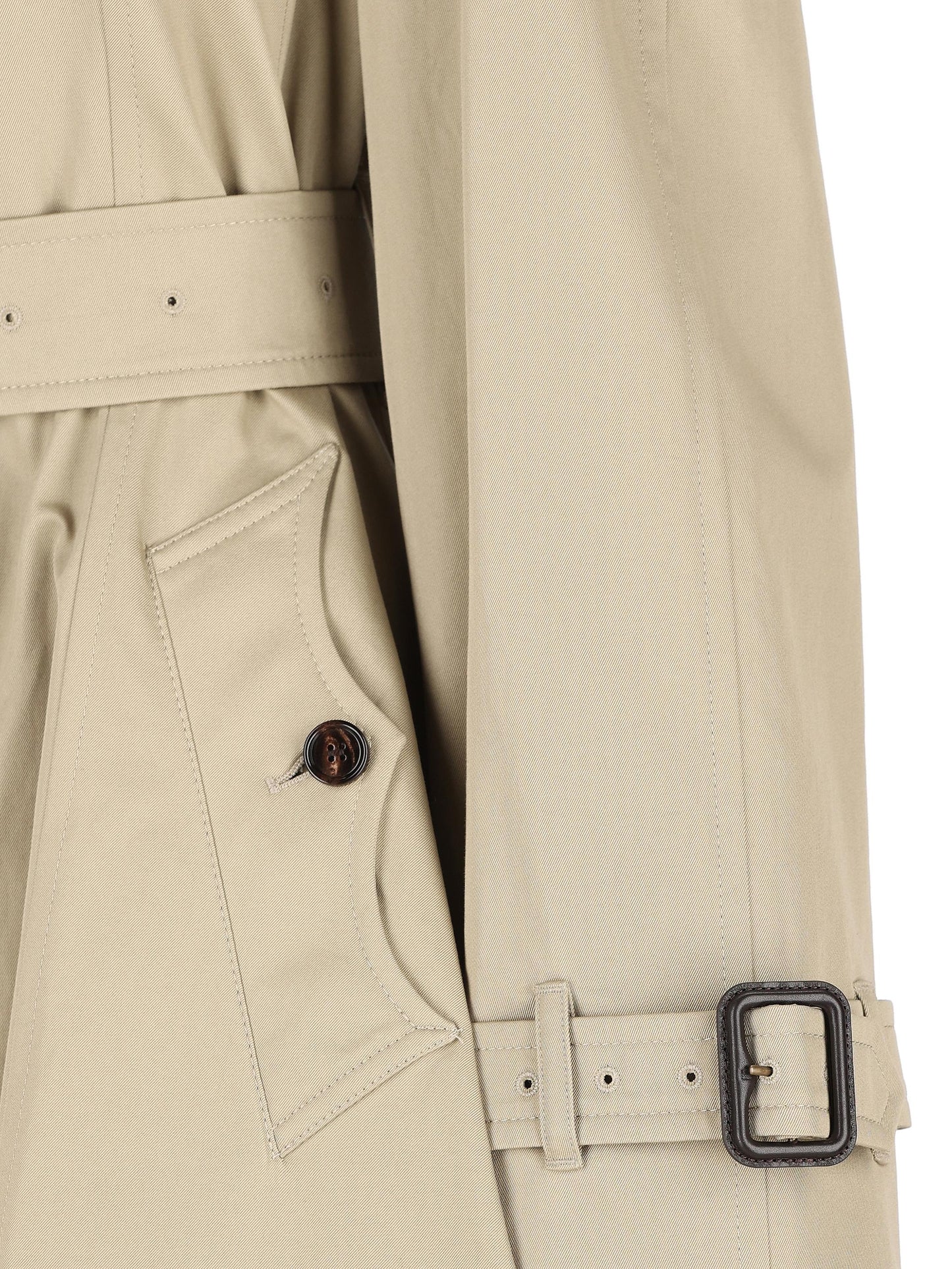 Car Coat Ellingham Fit-and-Flare in gabardine 8115037 C2247 BURBERRY 