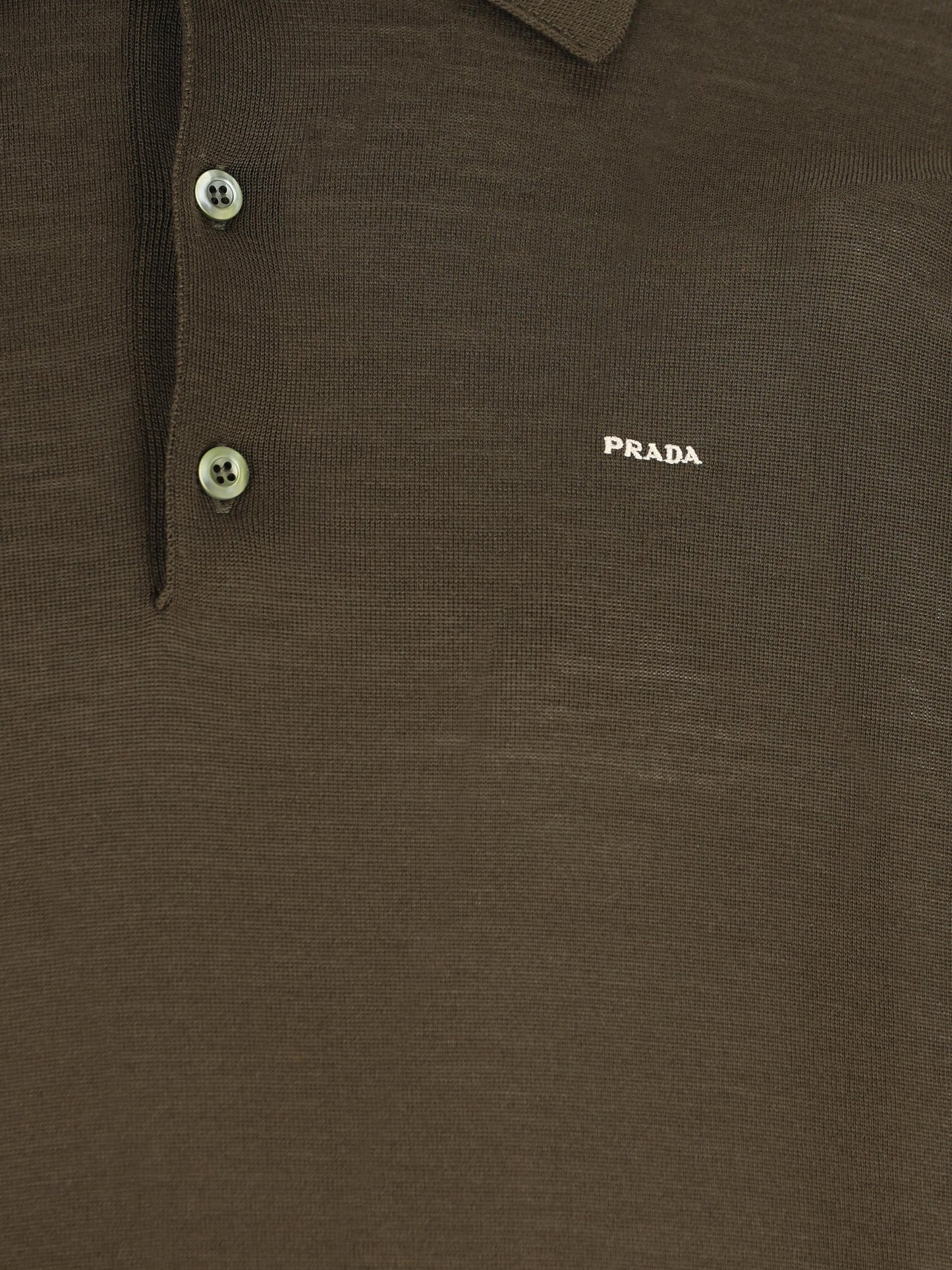 Polo in lana vergine. UMF147 18DYF0161 PRADA 