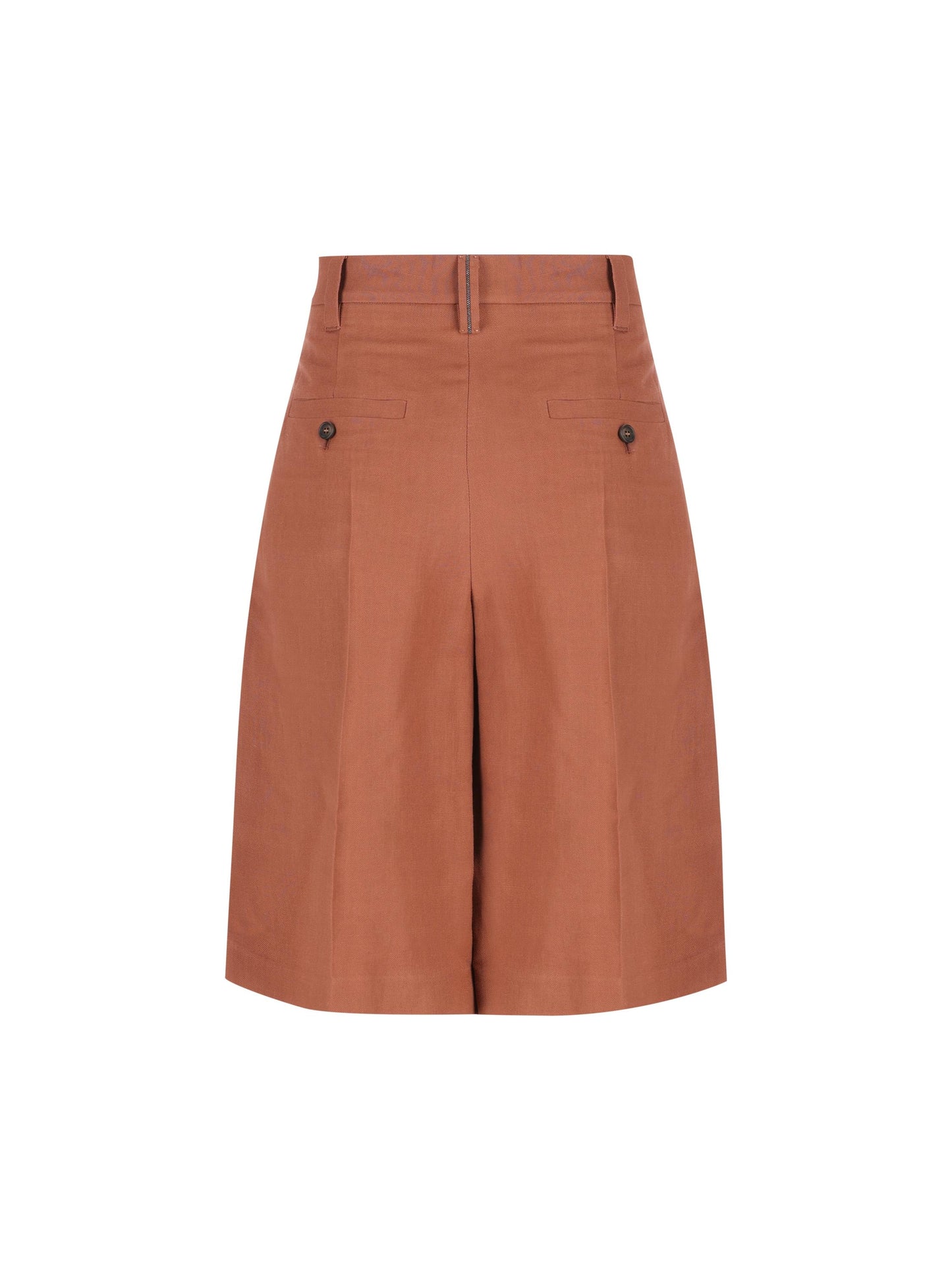 Bermuda realizzati in viscosa e lino. MH126P9183 C4182 BRUNELLO CUCINELLI 