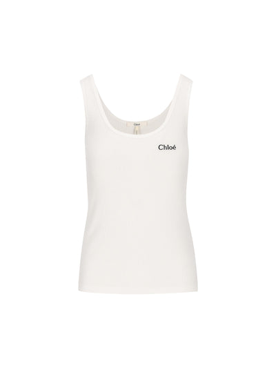 Canotta in jersey. CH25SJH12180 101 CHLOE' 