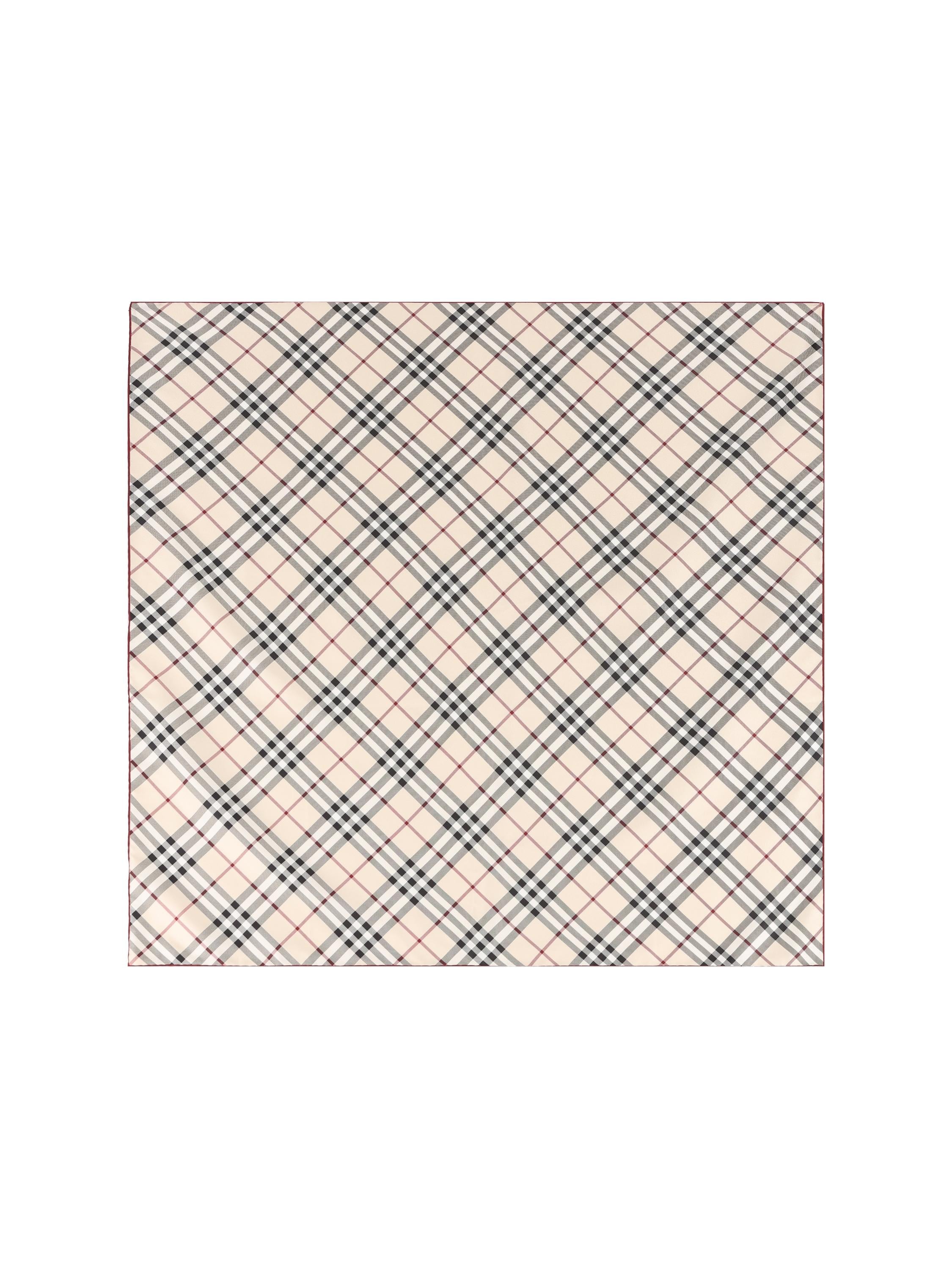 BURBERRY　sizuku BURBERRY Silk Twill Scarf – Franzkraler.com