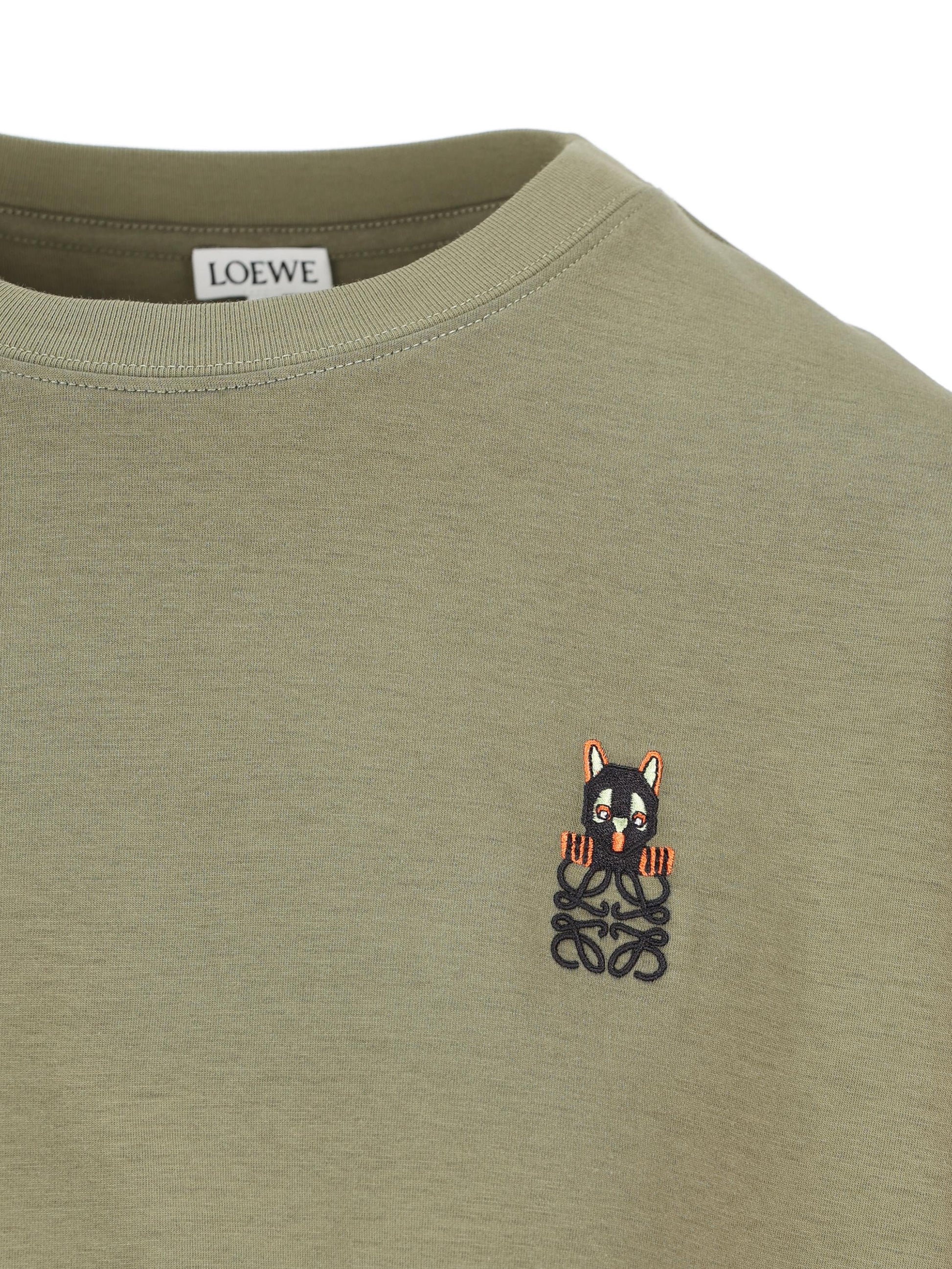 T-Shirt in cotone e poliammide. S359AJ2X01 4160 LOEWE 