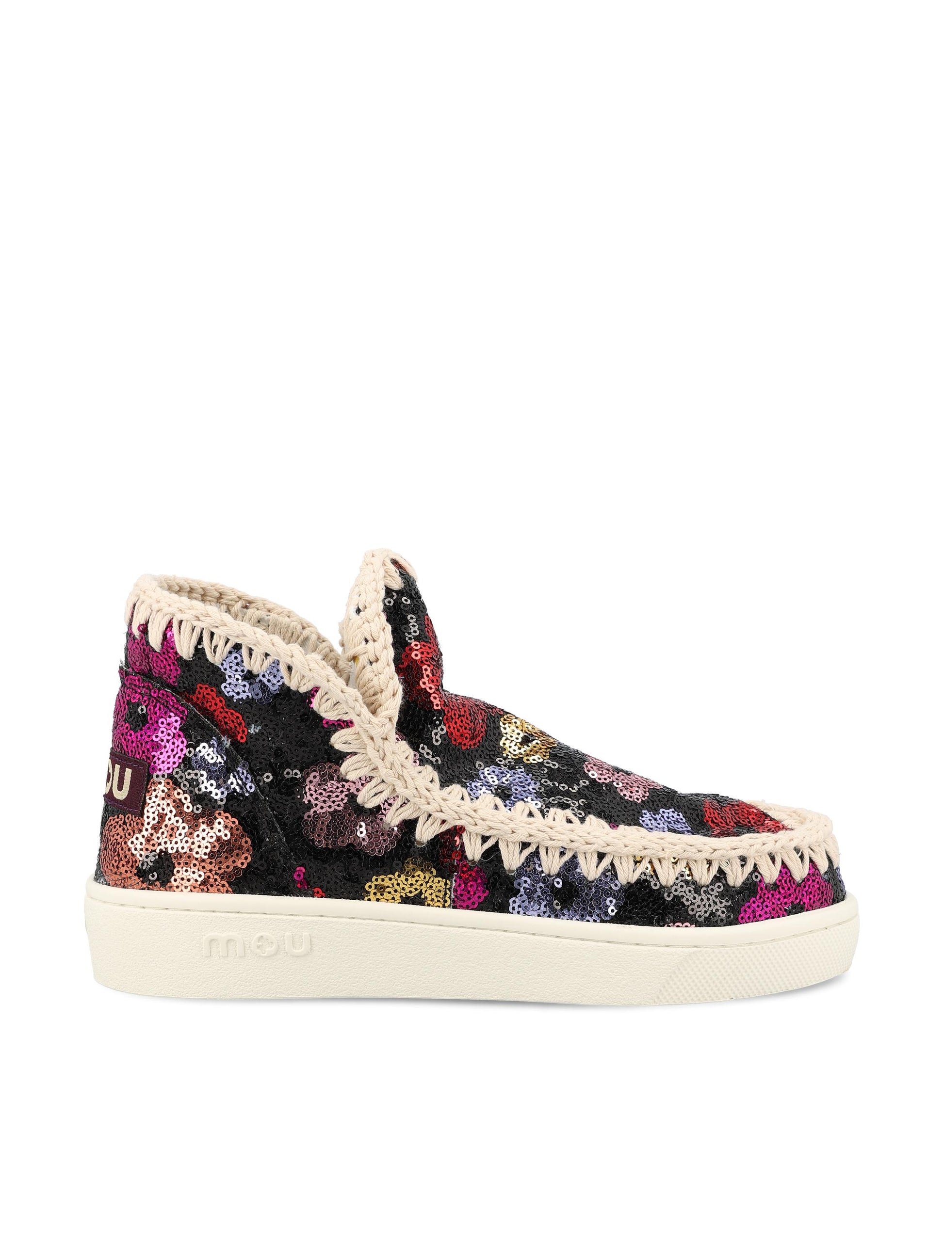 Sneakers con tomaia in paillettes. SW211057G SSBL MOU 