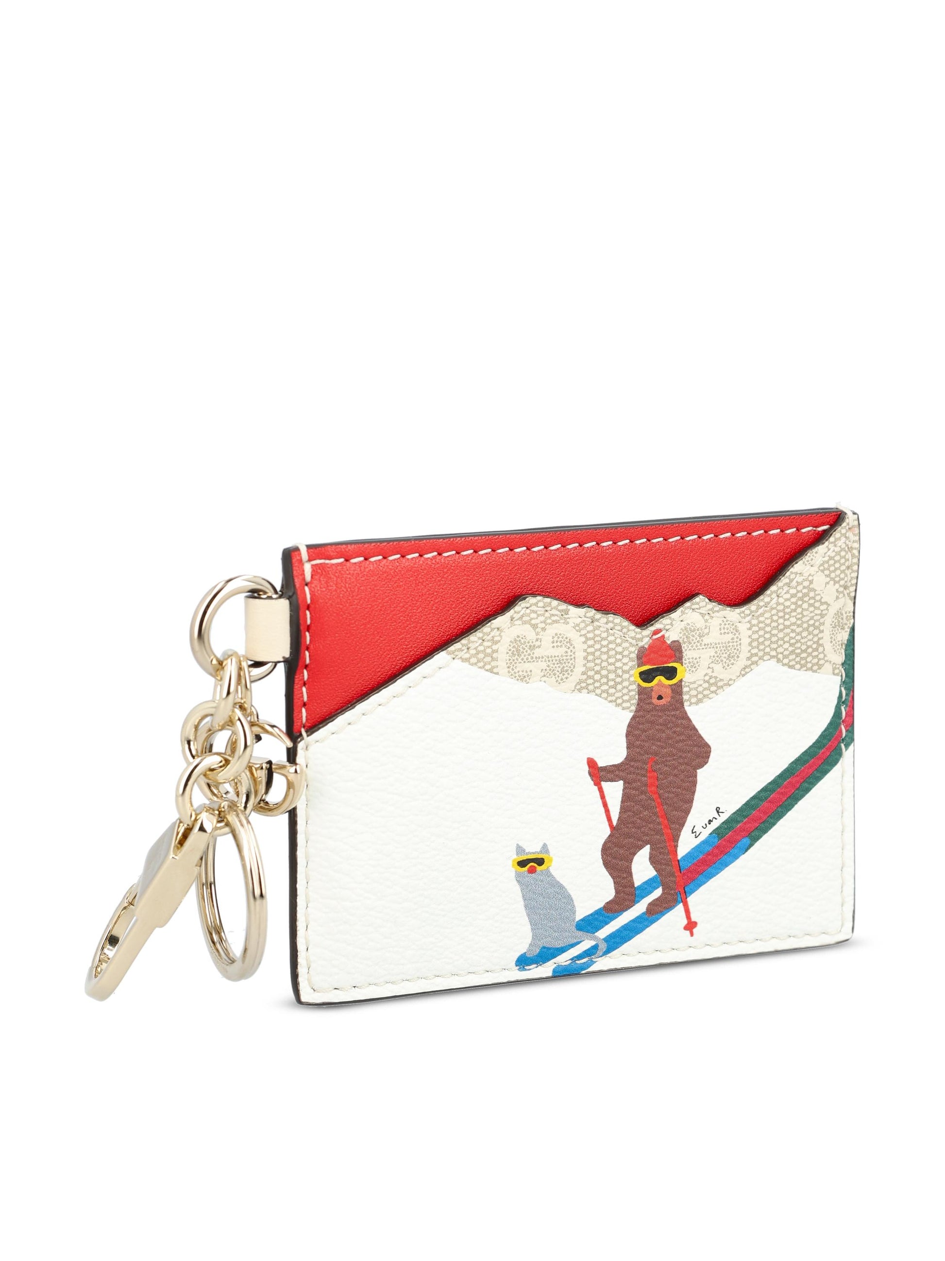 Portacarte realizzato in tessuto rivestito. 859683 FAFP89646 GUCCI 