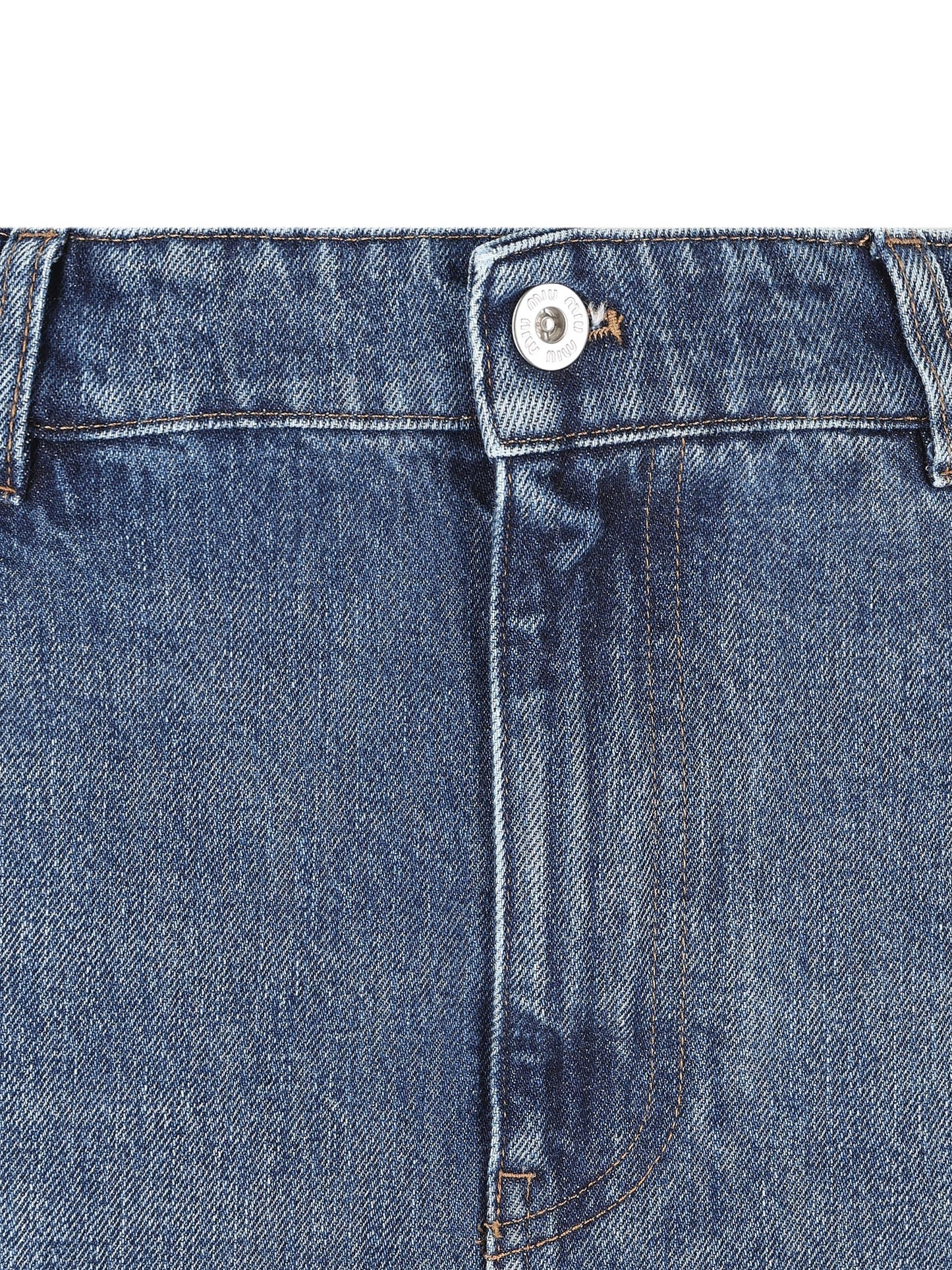 Gonna realizzata in denim. GWD278 10BFF0008 MIU MIU 