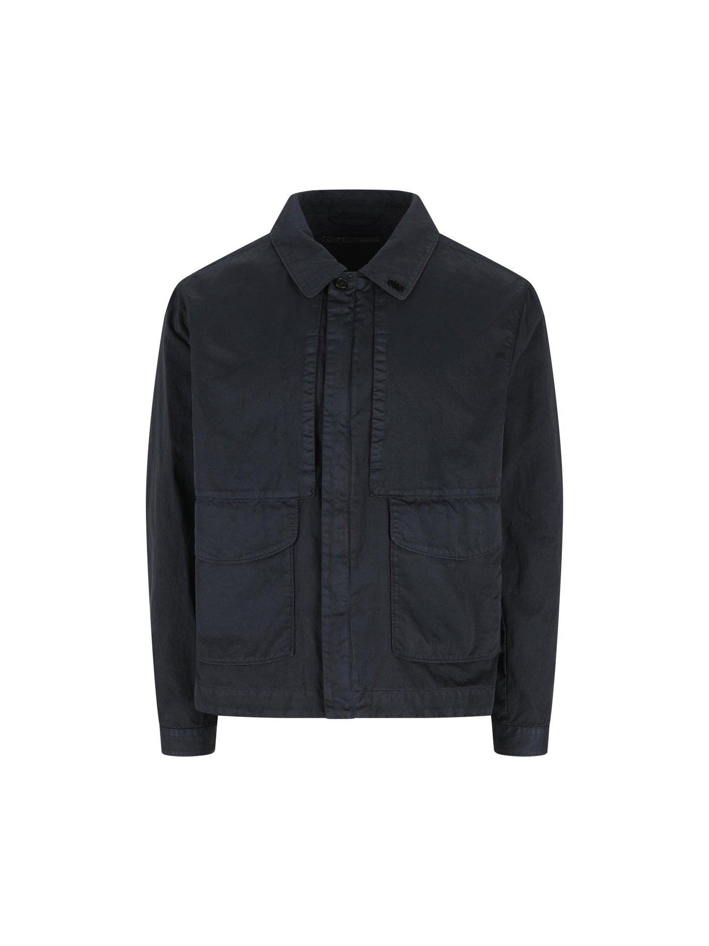 Overshirt realizzata in cotone e poliammide. MOS102A11 0500G888 MASSIMO OSTI STUDIO 