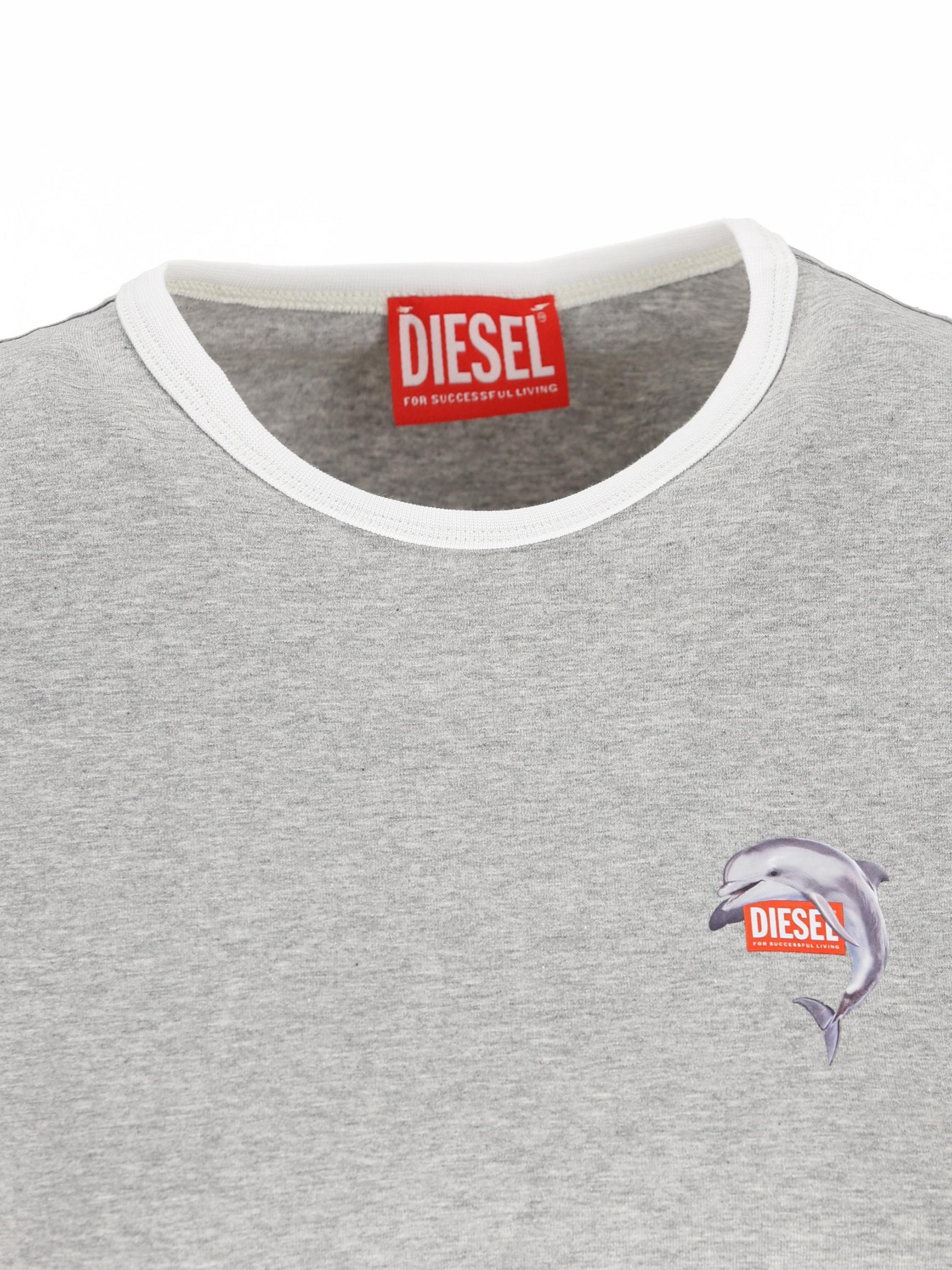 T-Shirt realizzata in cotone ed elastan. A21917 0QHHA9CB DIESEL 