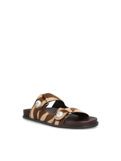 Sandalo Fayence in Pelle di Cavallino con Stampa Zebrat FAYENCE SANDAL ZNCCHOCO JIMMY CHOO 