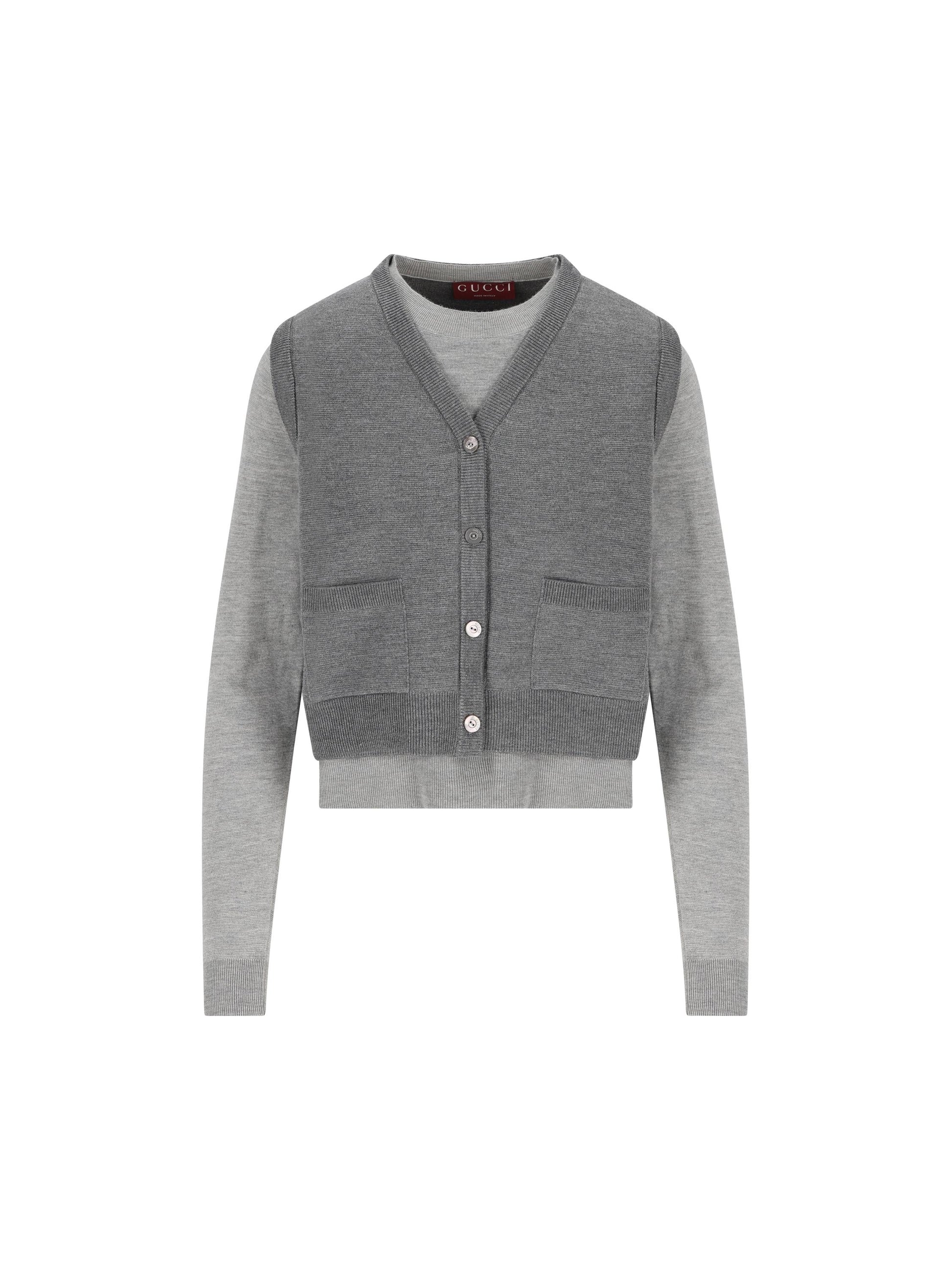 Maglia realizzata in lana e seta. 828772 XKEVM1036 GUCCI 