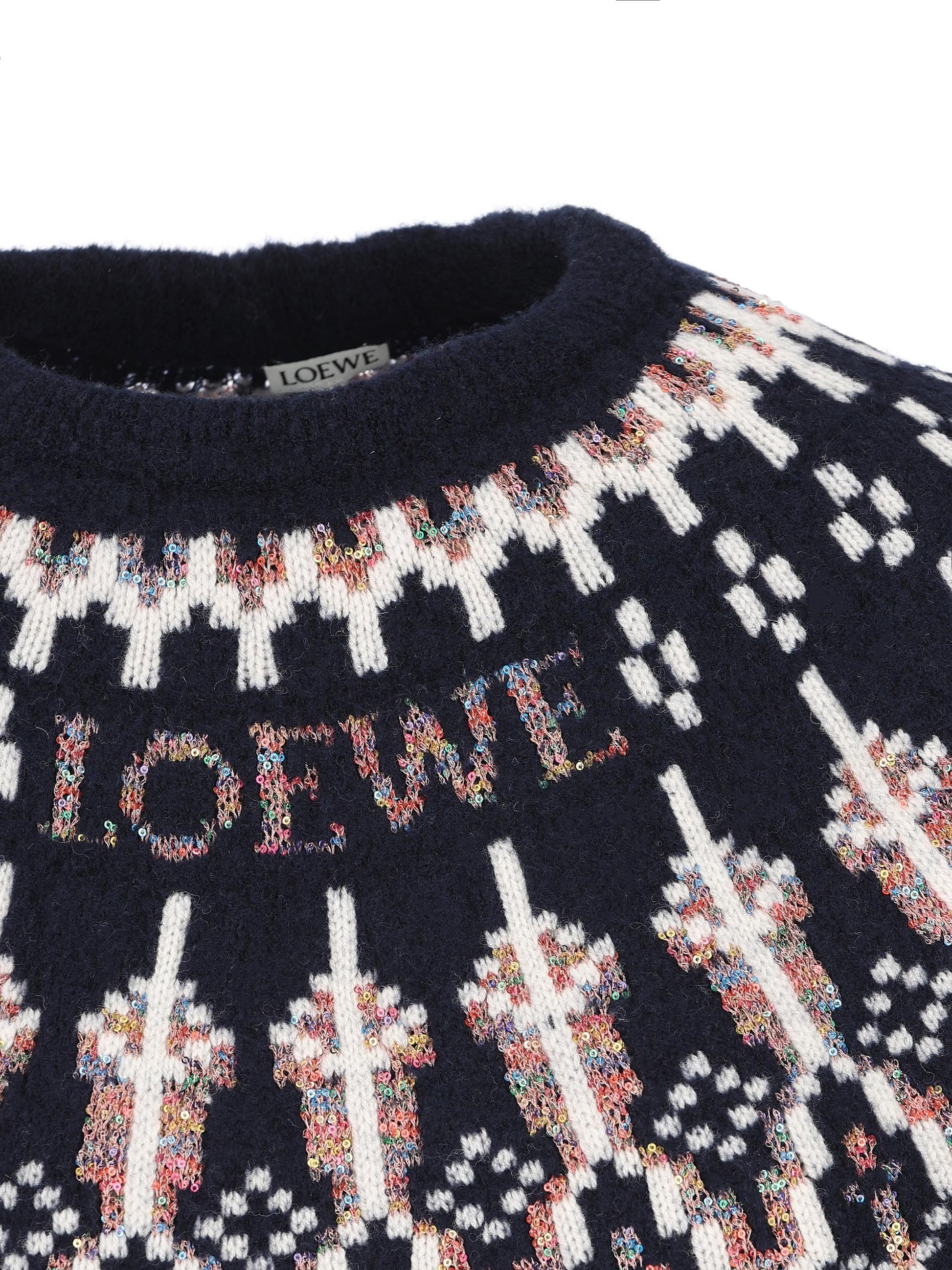 Maglione realizzato in lana e poliammide. S359Y14KIB 4746 LOEWE 